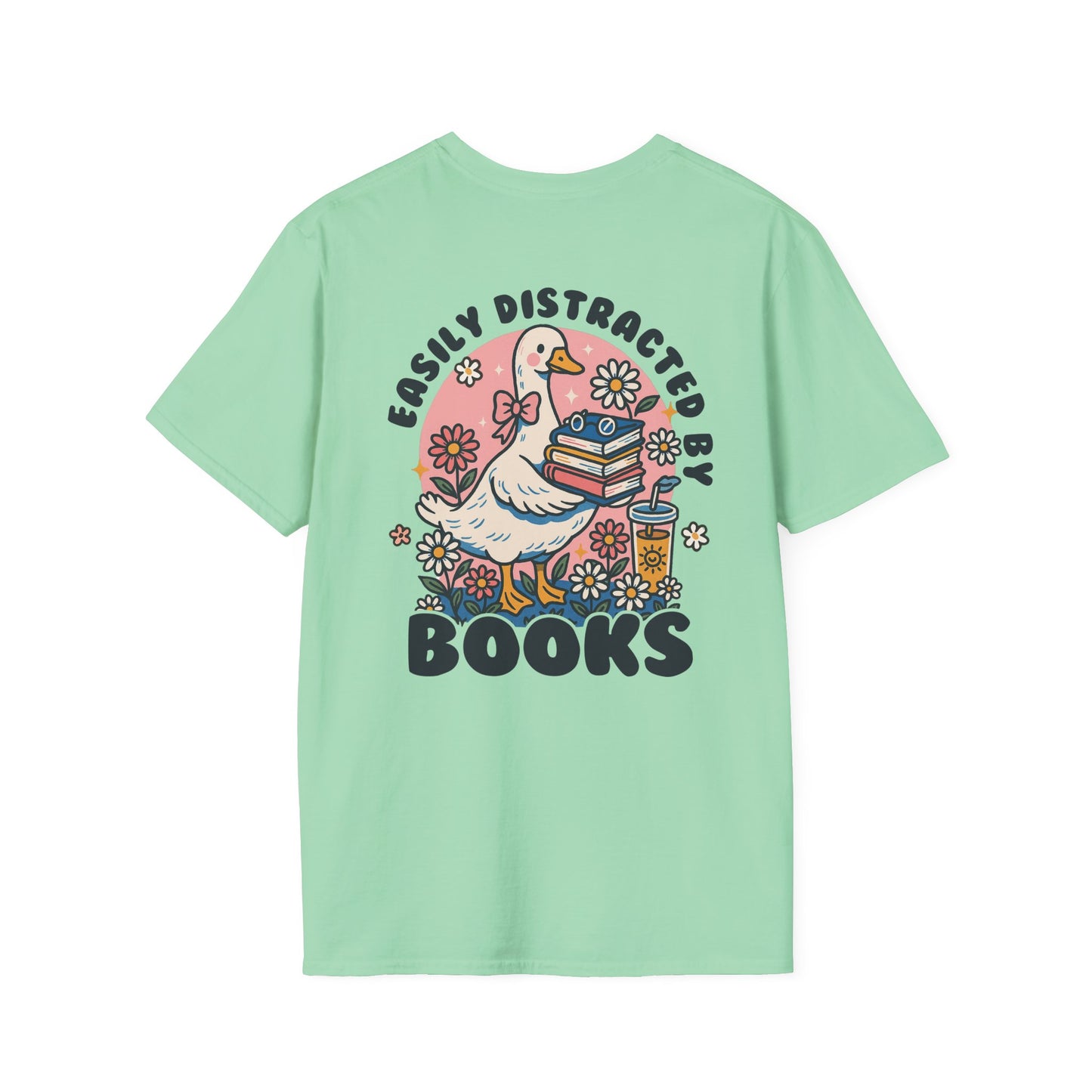 Easily Distracted by Books - T-Shirt