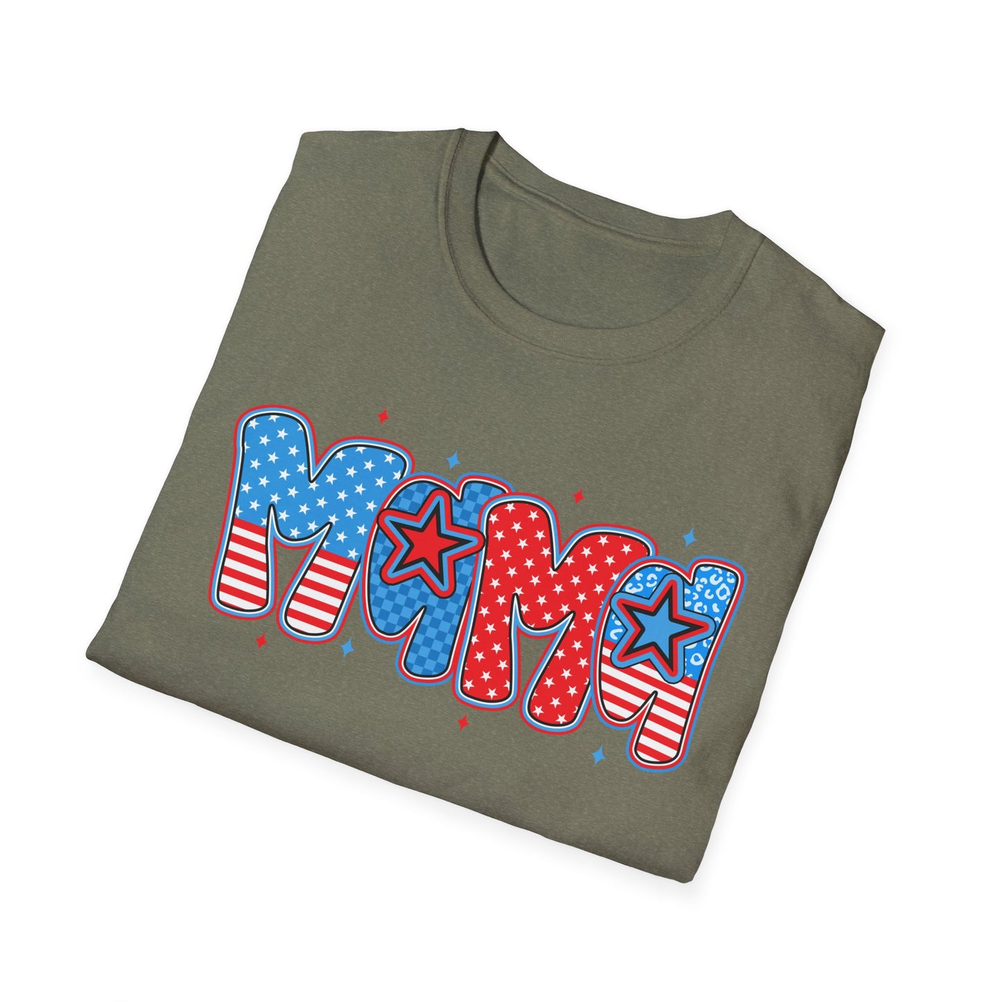 Patriotic Mama T-Shirt - Tee for Celebrations