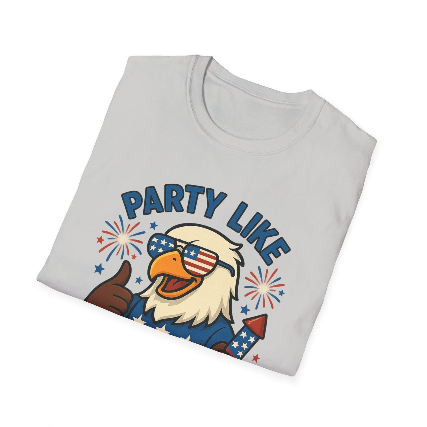 Patriotic 4th of July Party T-Shirt - 'Party Like It's 1776'