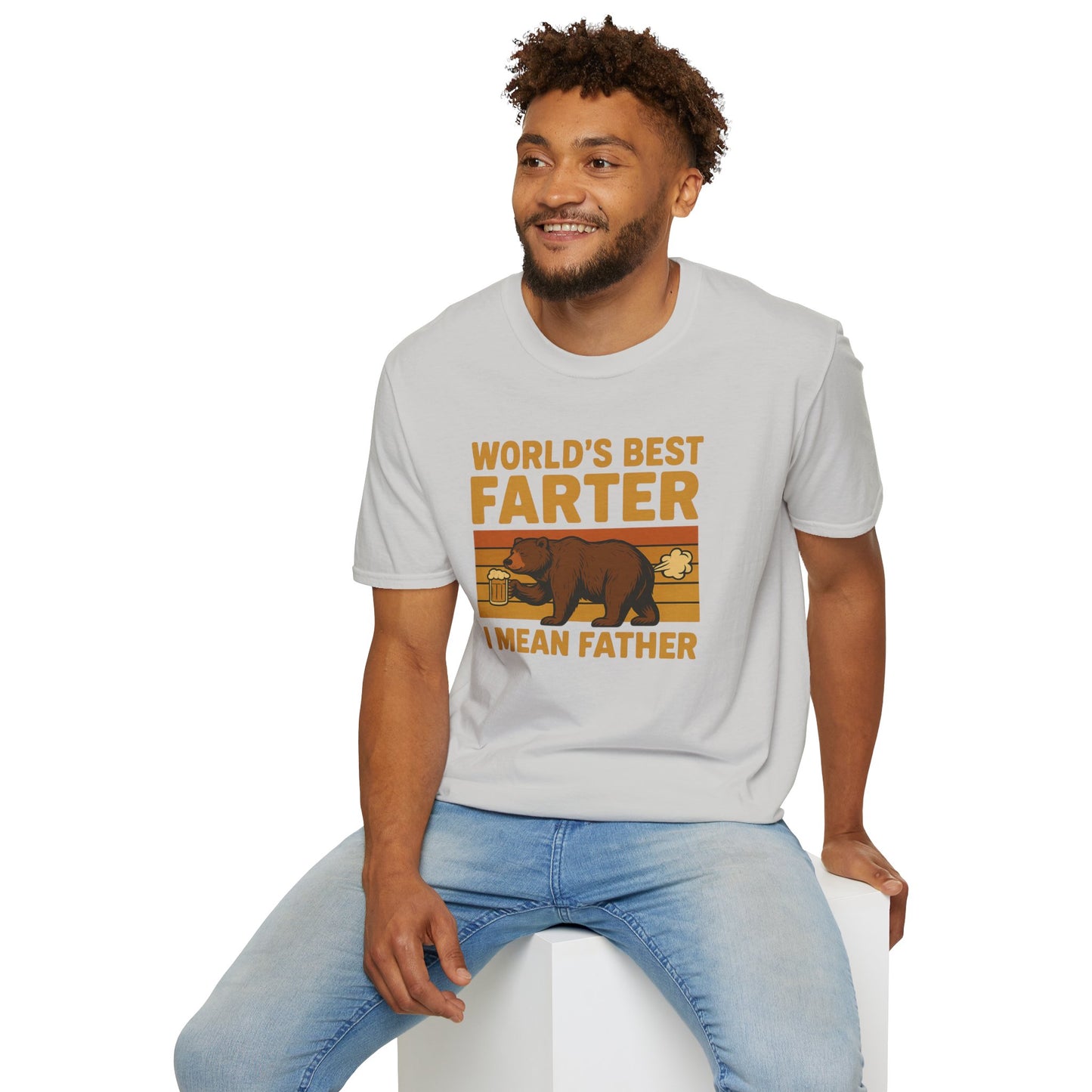 Funny Fathers Day T-Shirt, World's Best Farter Shirt, Dad Humor Tee, Unisex Gift for Dad, Comfy Father's Day Apparel