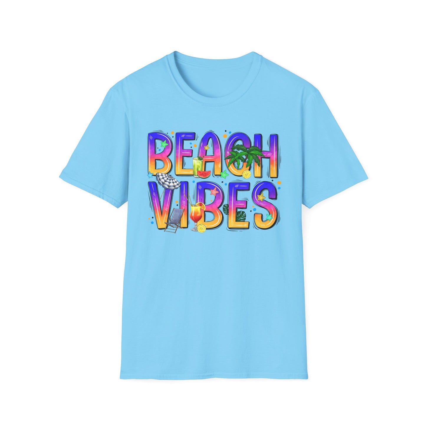 Beach Vibes - Bright and Fun Tee