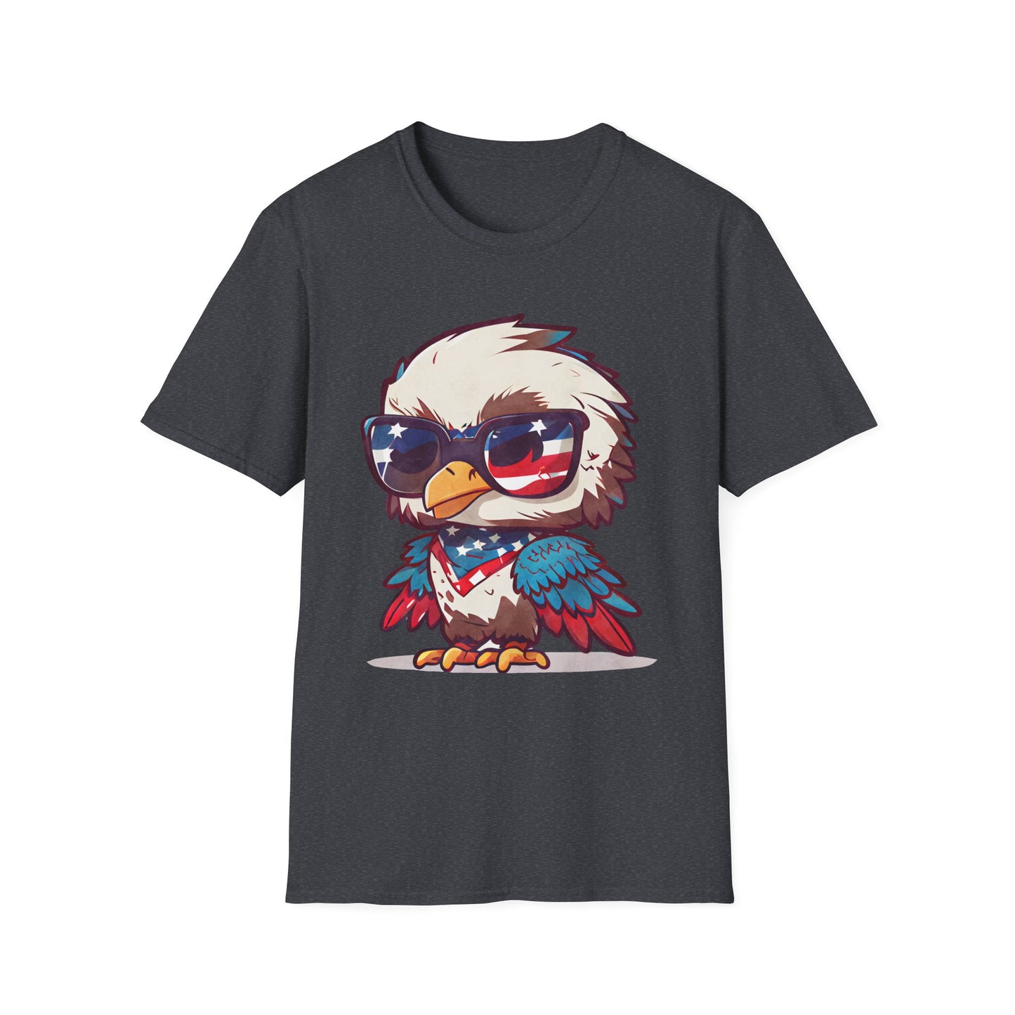 Patriotic Eagle Graphic T-Shirt
