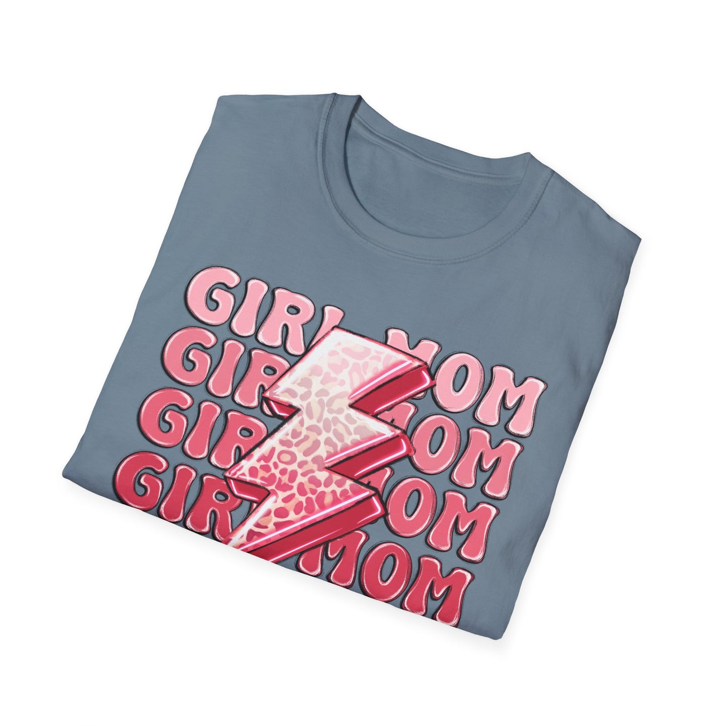Girl Mom Softstyle T-Shirt - Trendy Casual Tee for Moms