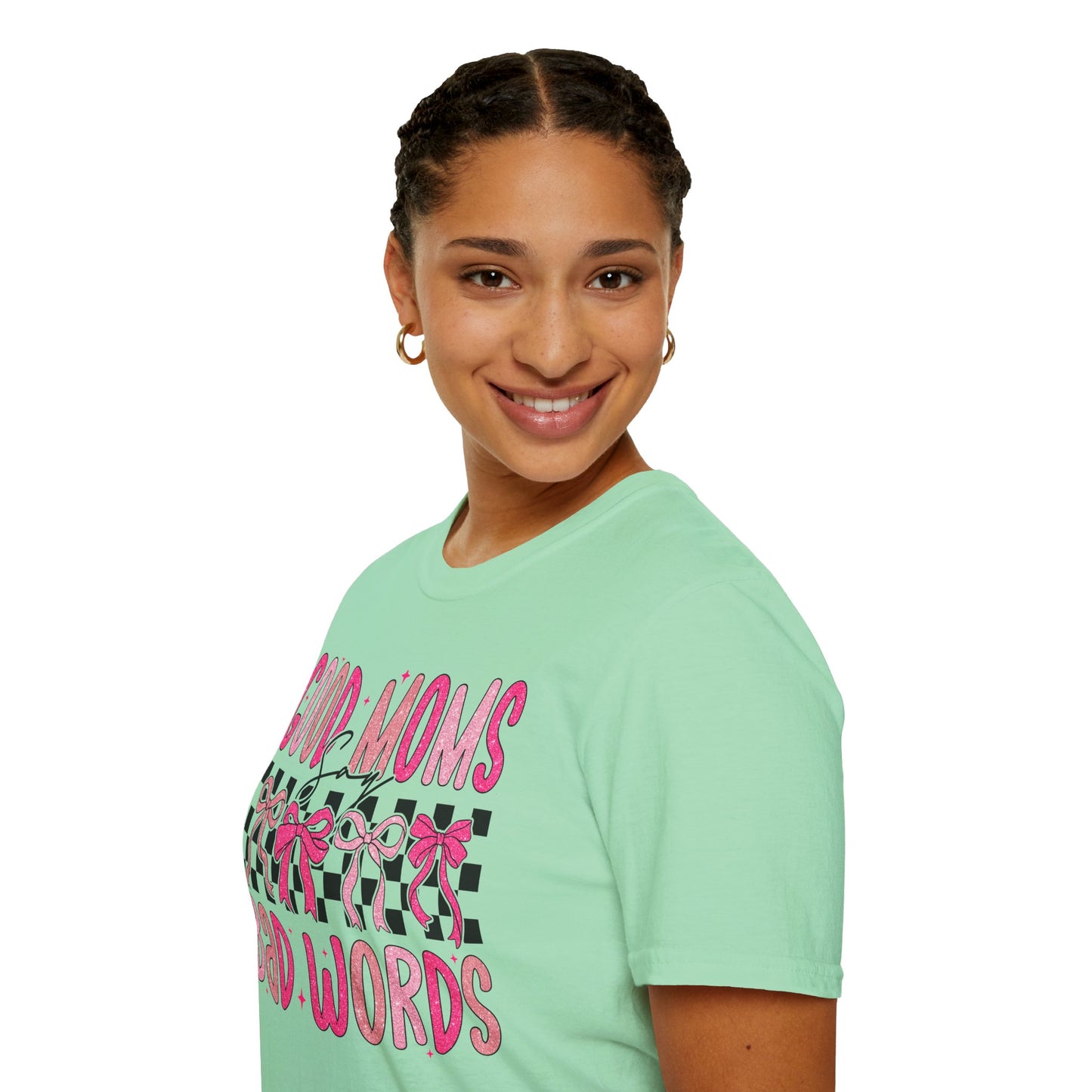 Good Moms Bad Words Fun & Playful Tee for Moms