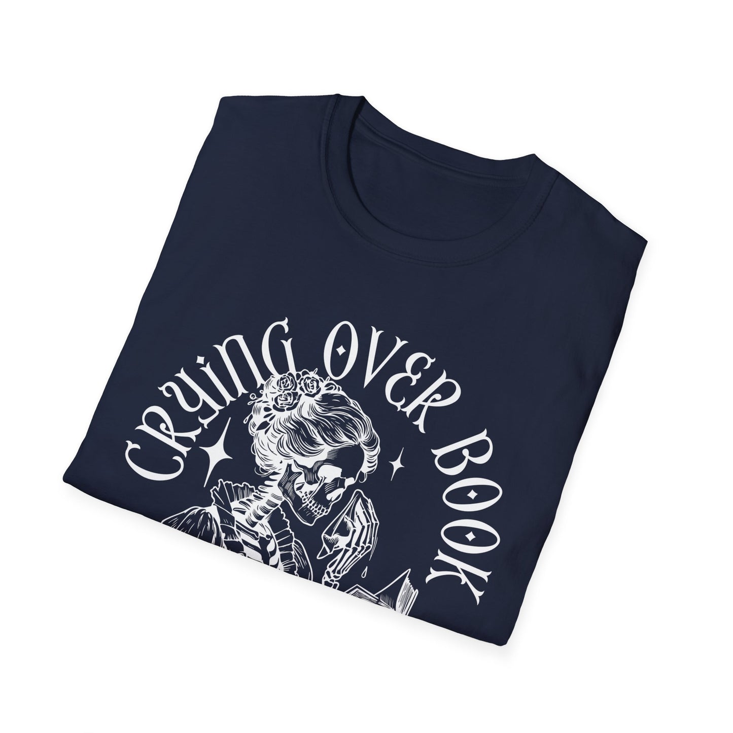 Crying Over Book Boyfriends T-Shirt - Perfect for Book Lovers