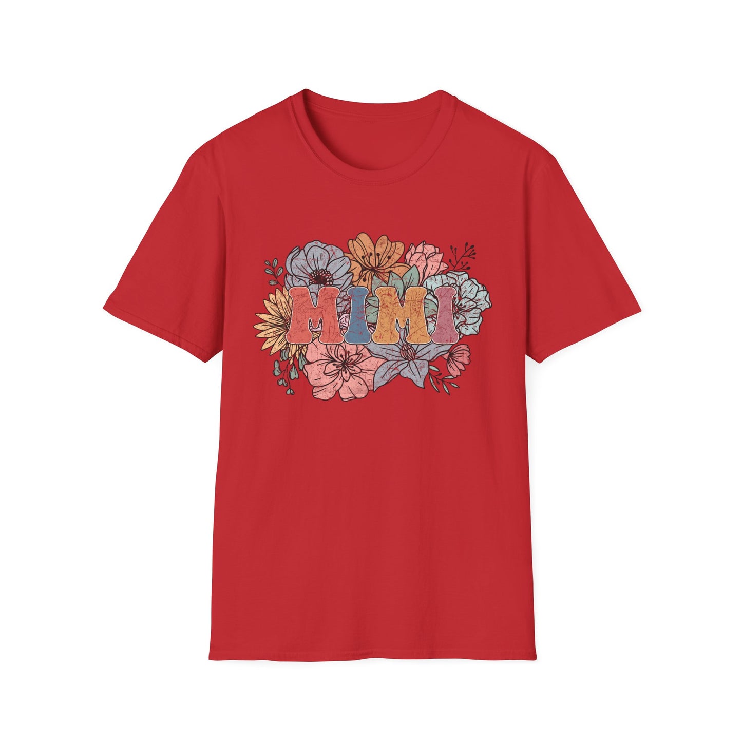 Floral 'Mimi' Unisex T-Shirt - Perfect Gift for Moms, Mother's Day, Family Gatherings, Casual Wear, Spring Fashion