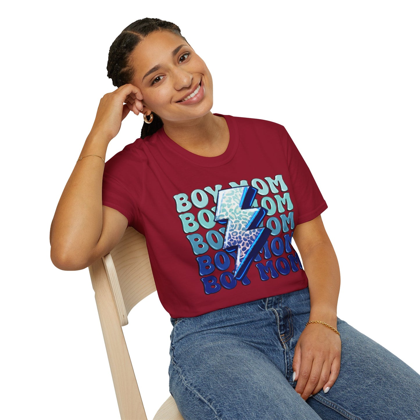 Boy Mom Graphic T-Shirt - Fun and Stylish for Proud Mothers