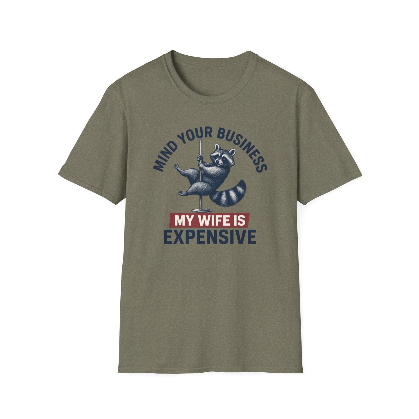 Funny Raccoon T-Shirt - Mind Your Business, Perfect for Gifting on Anniversaries, Birthdays, Casual Outings, Gift for Spouses, [...]