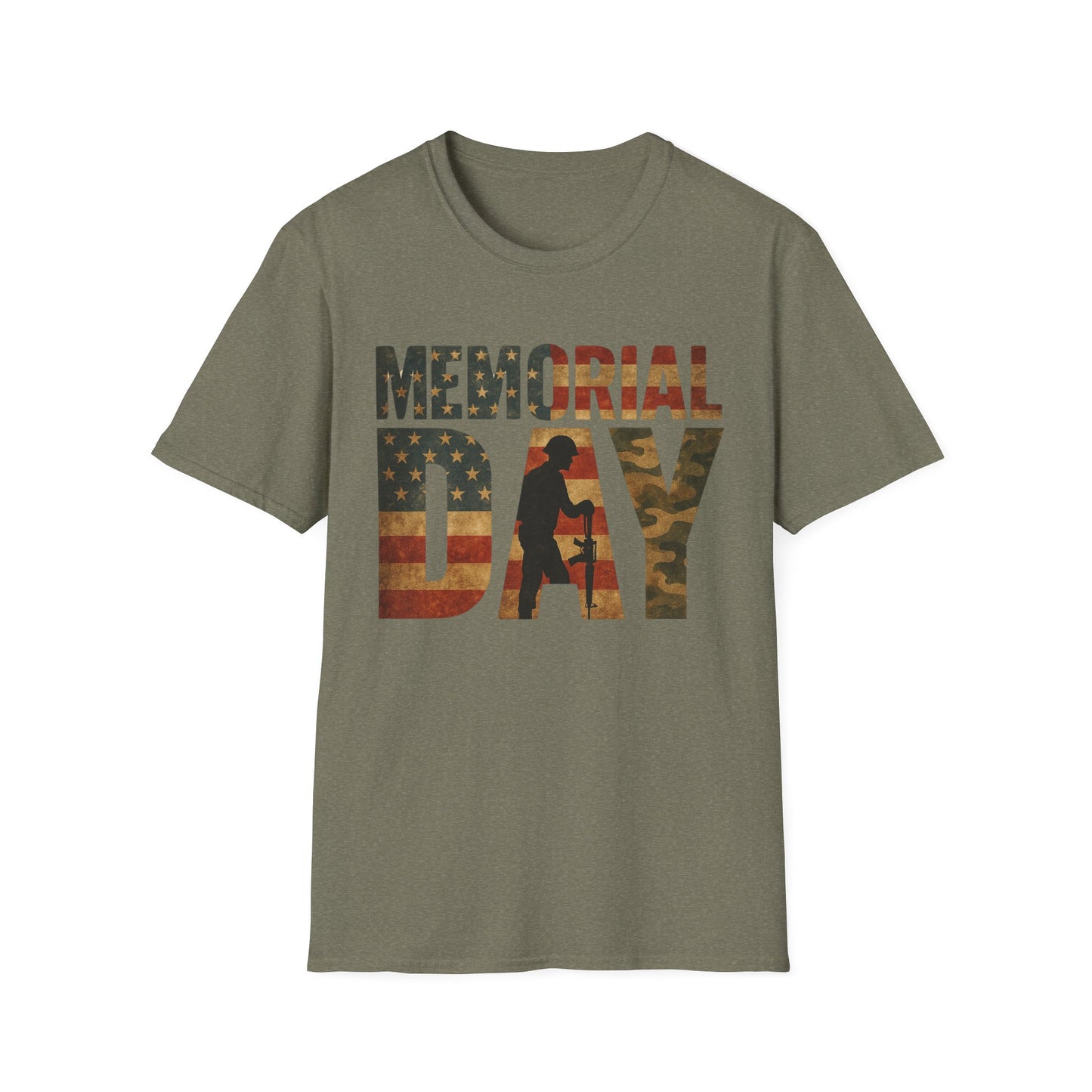 Memorial Day Camo Graphic - T-Shirt