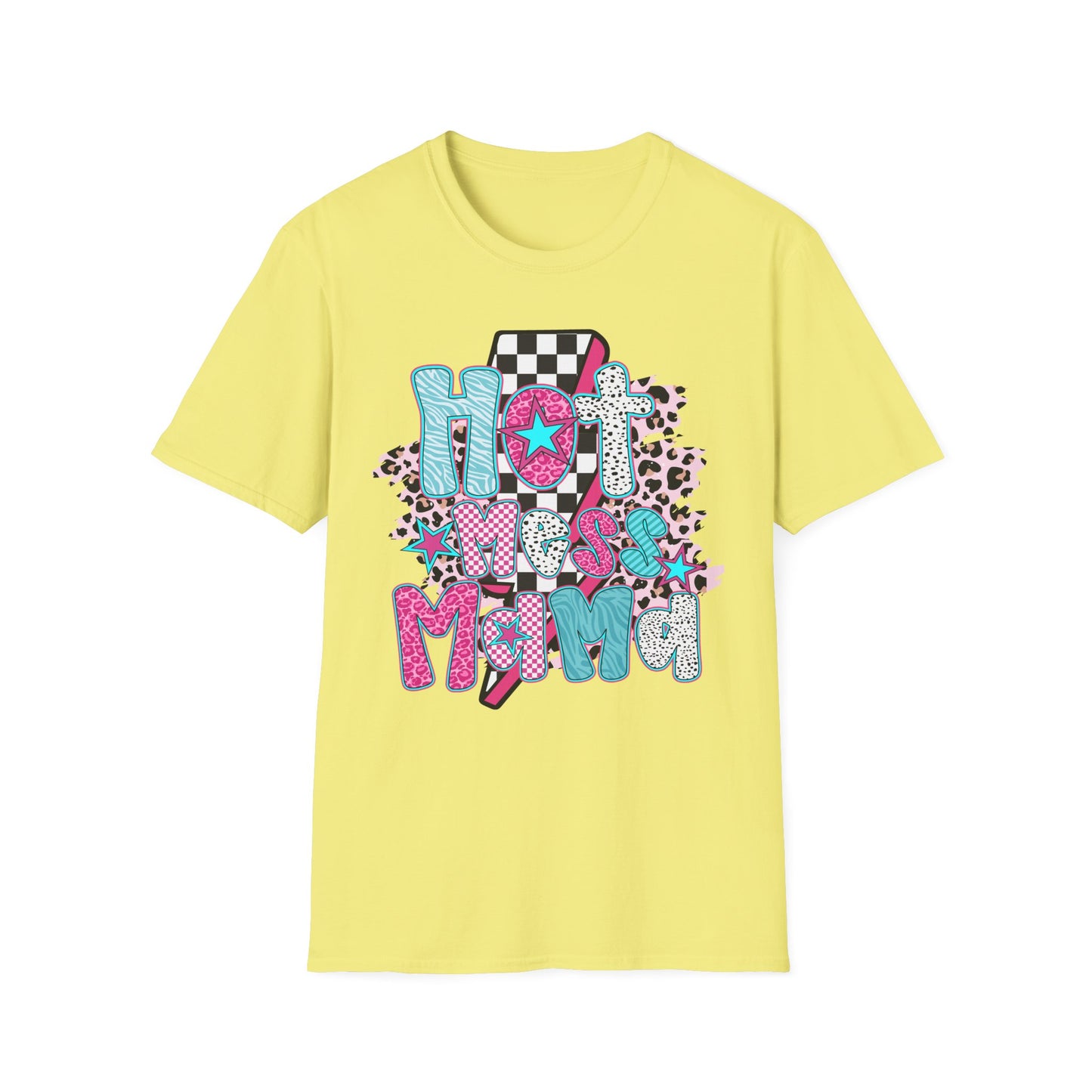 Fun 'Hot Mess Mama' T-Shirt - Perfect for Moms!