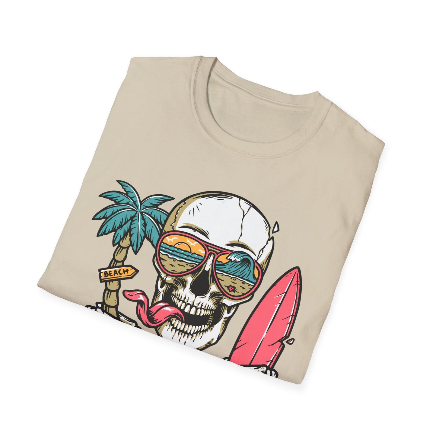 Beach Skull Graphic T-Shirt