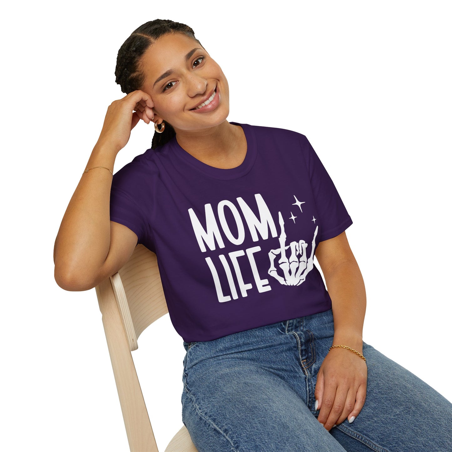 Mom Life Unisex Softstyle T-Shirt - Comfortable & Stylish for Moms