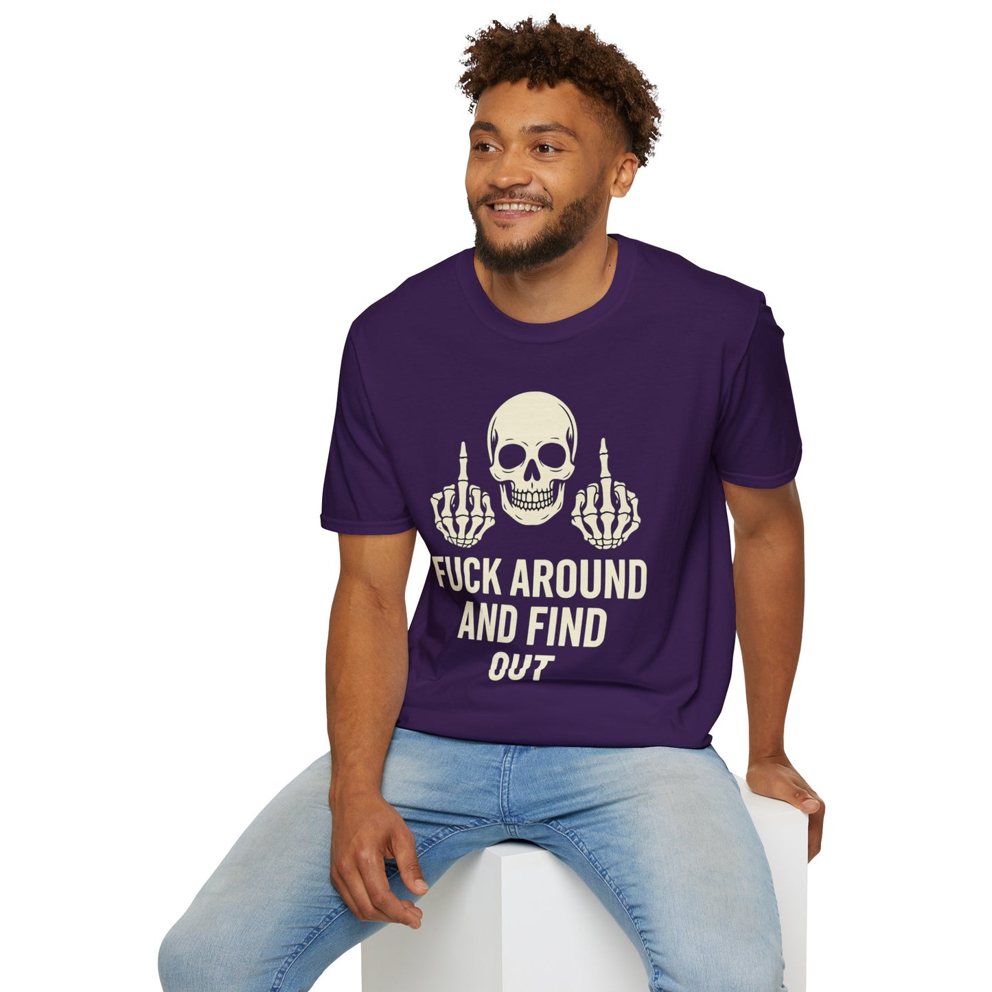 "F*ck Around and Find Out" Skull Graphic Tee