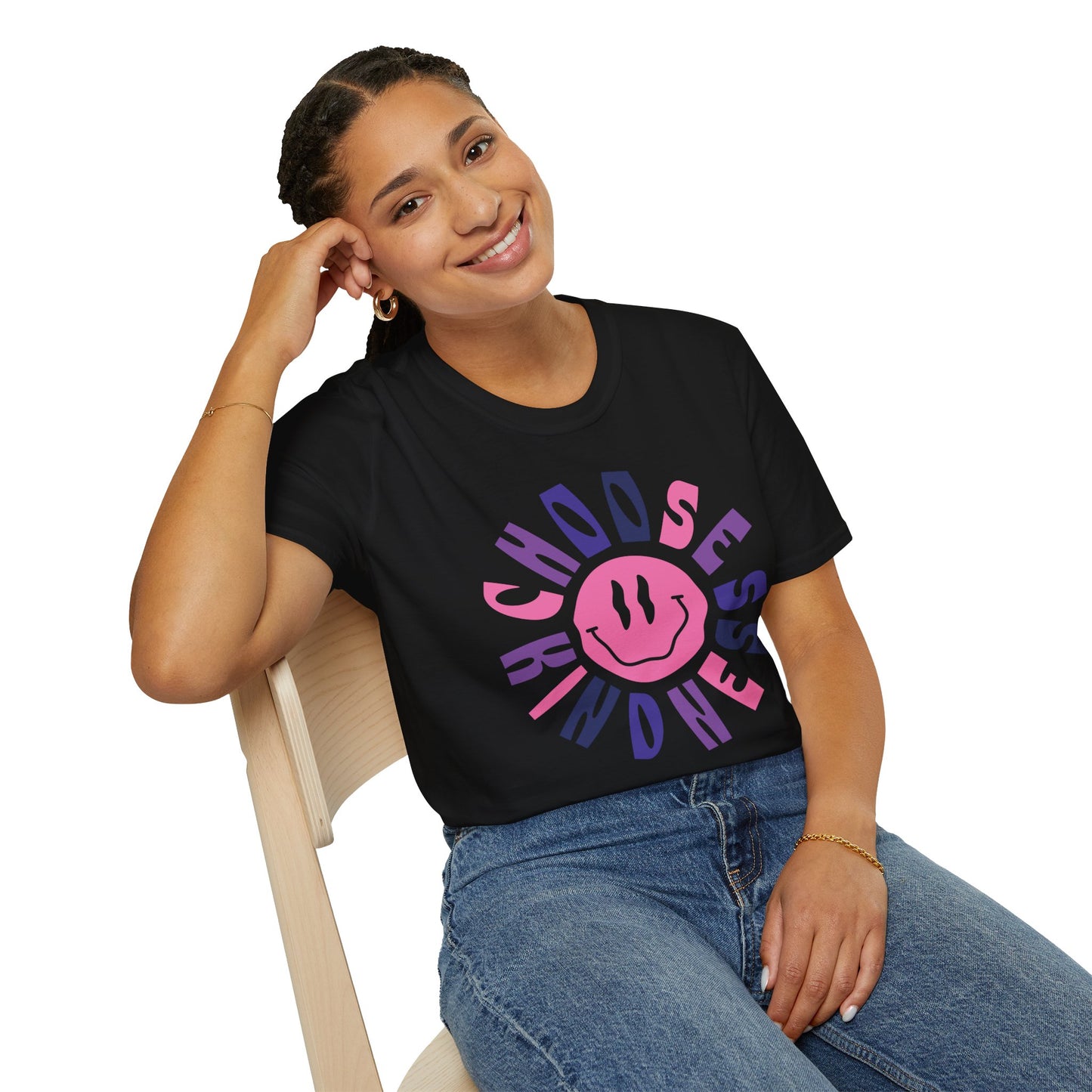 Choose Kindness Unisex Softstyle T-Shirt | Positive Vibes Tee