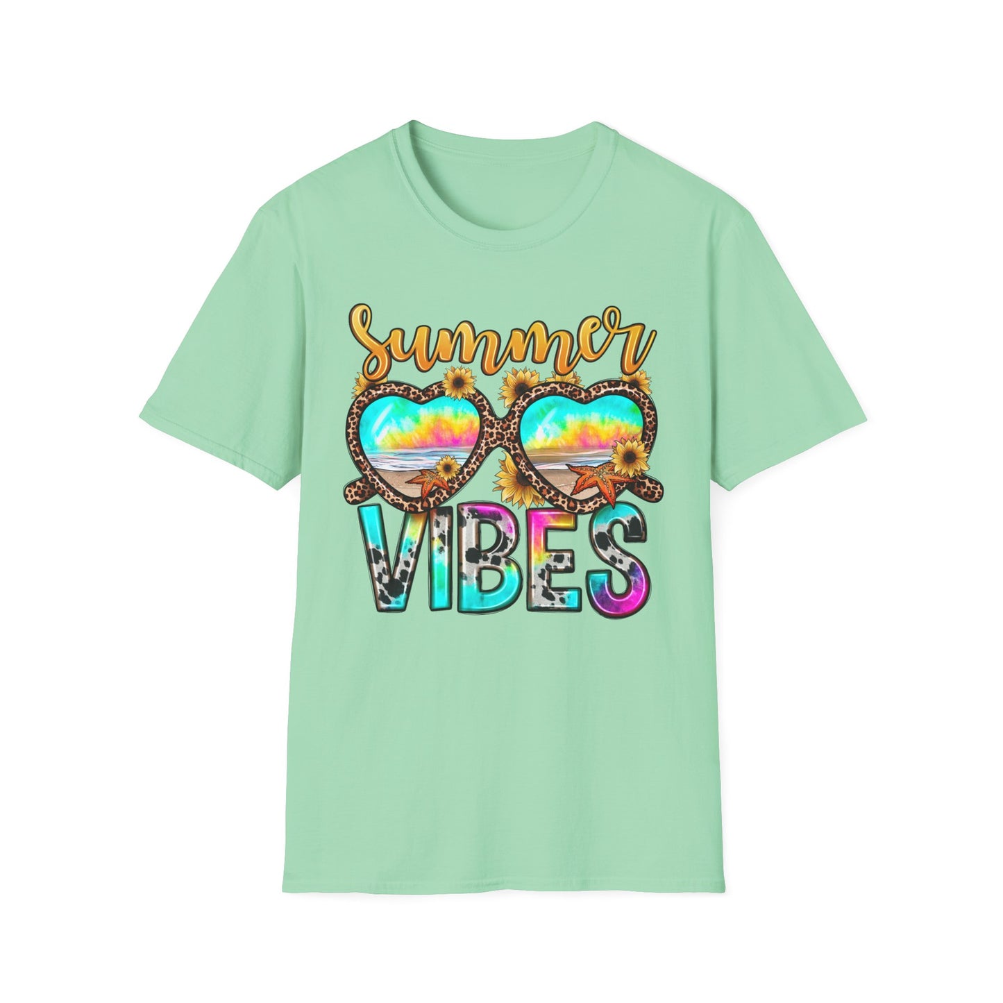 Summer Vibes Graphic -Tee for a Chill Summer