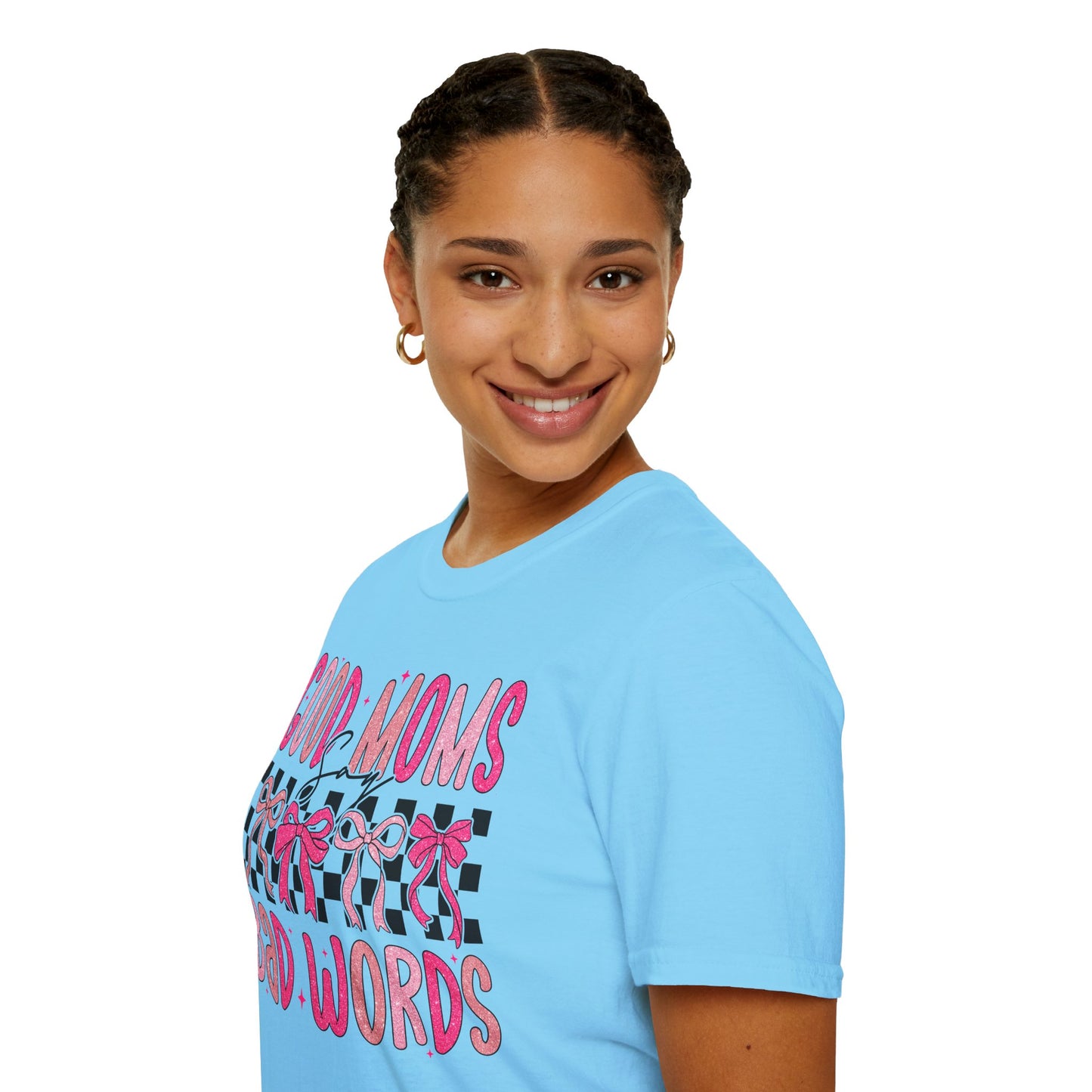 Good Moms Bad Words Fun & Playful Tee for Moms