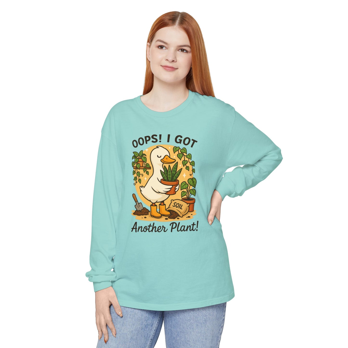 Gardening Humor Long Sleeve Tee, Oops I Got Another Plant Shirt, Funny Plant Lover Gift, Unisex Plant Enthusiast Top, Quirky Gardening [...]