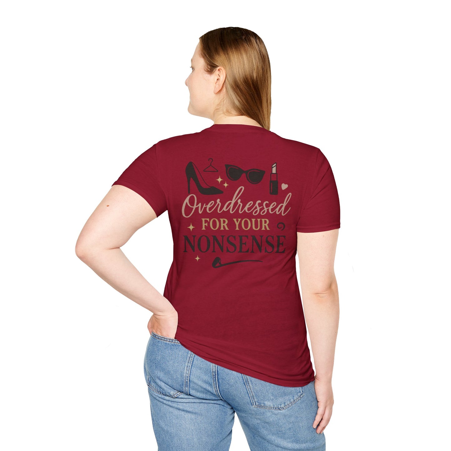 Funny Overdressed T-Shirt - Perfect for Casual Outings & Gift Occasions