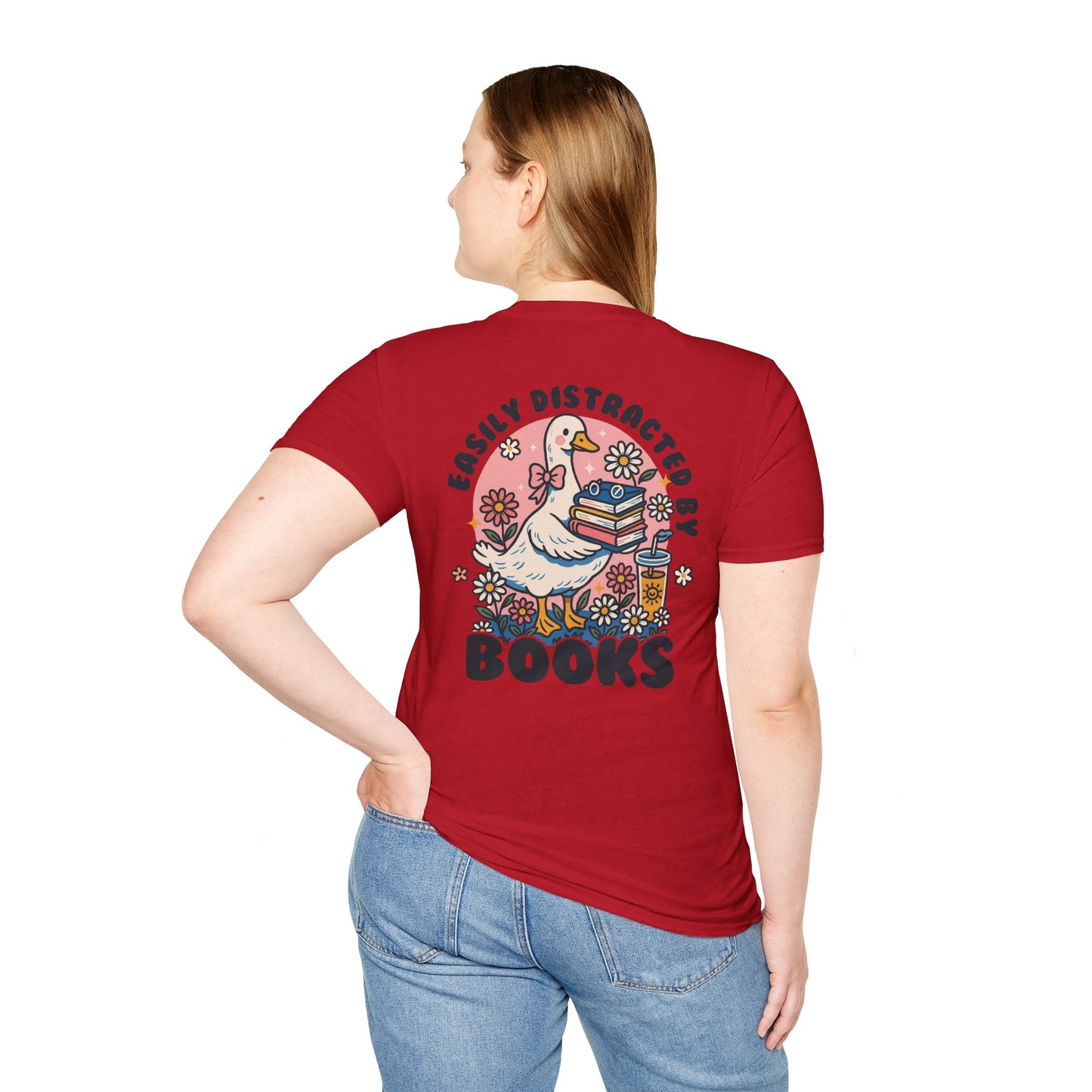 Easily Distracted by Books - T-Shirt