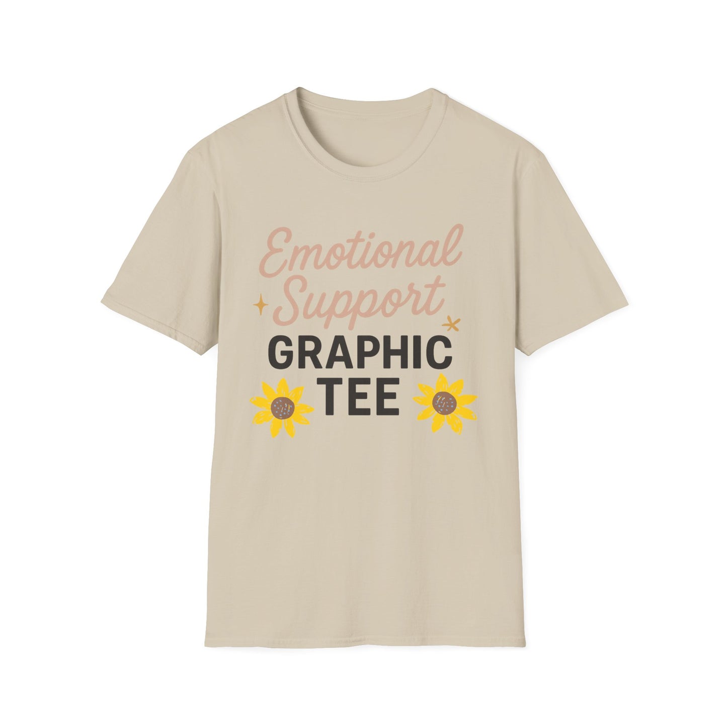 Emotional Support Graphic T-Shirt for Positivity Lovers