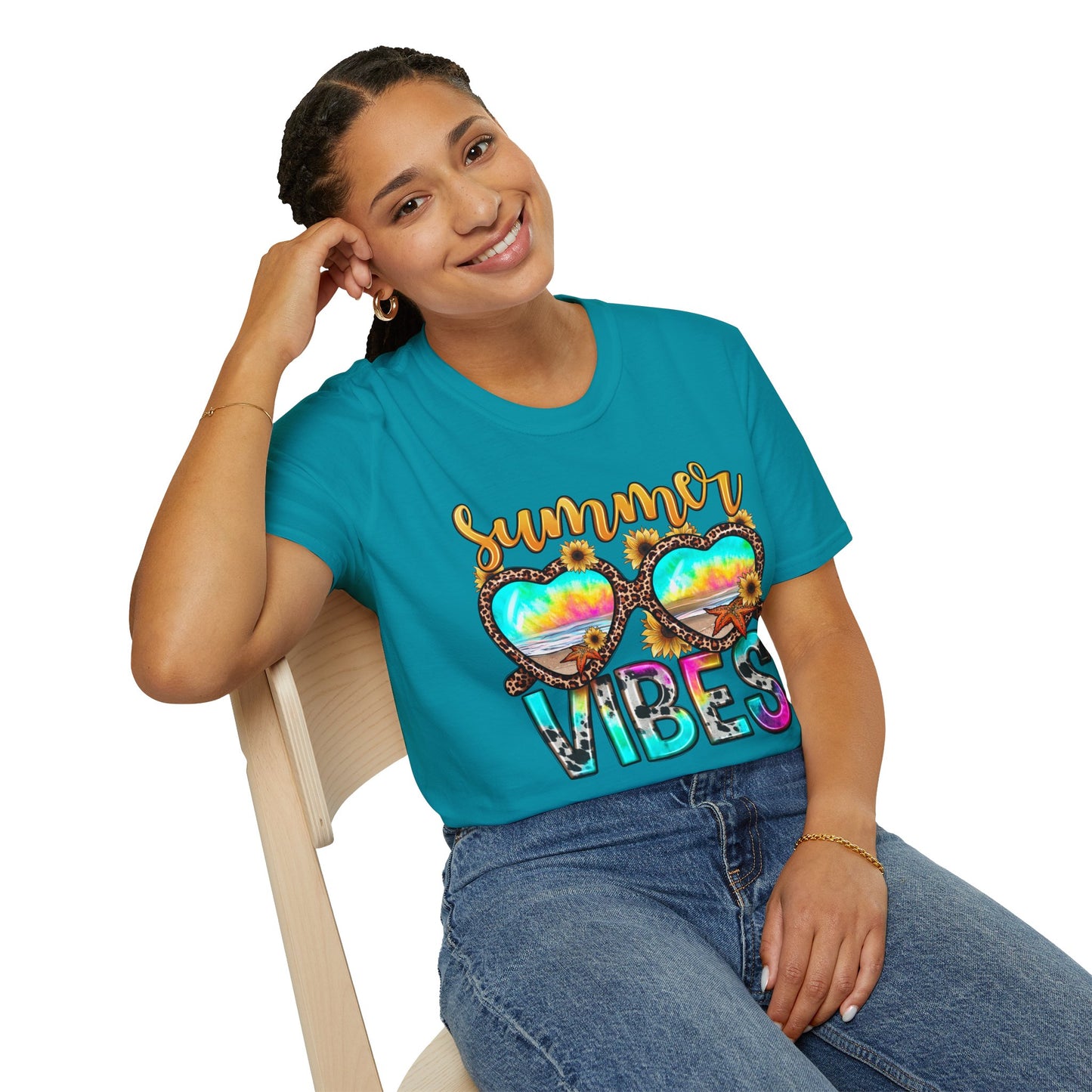 Summer Vibes Graphic -Tee for a Chill Summer