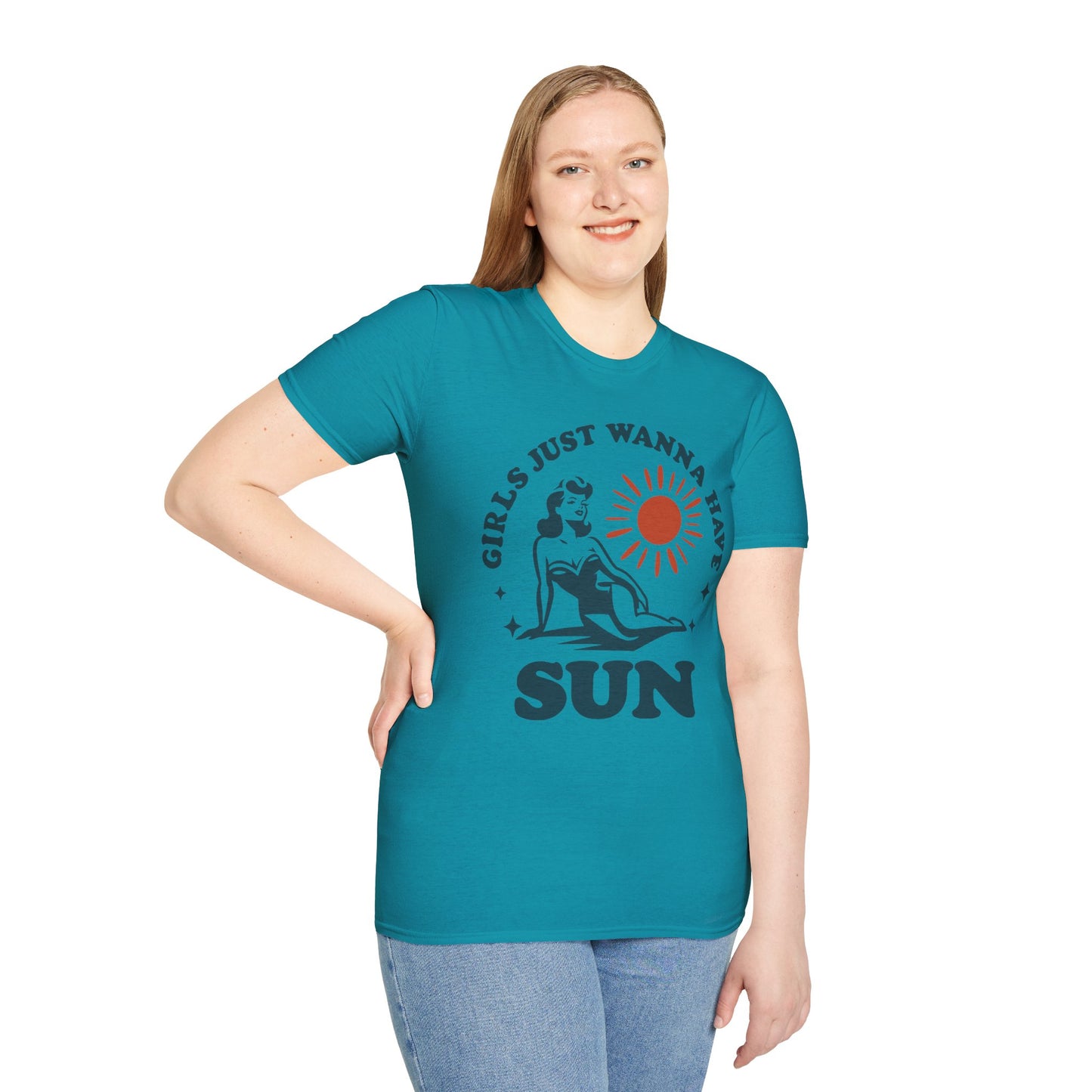 Girls Just Wanna Have Sun T-Shirt - Summer Vibes Tee