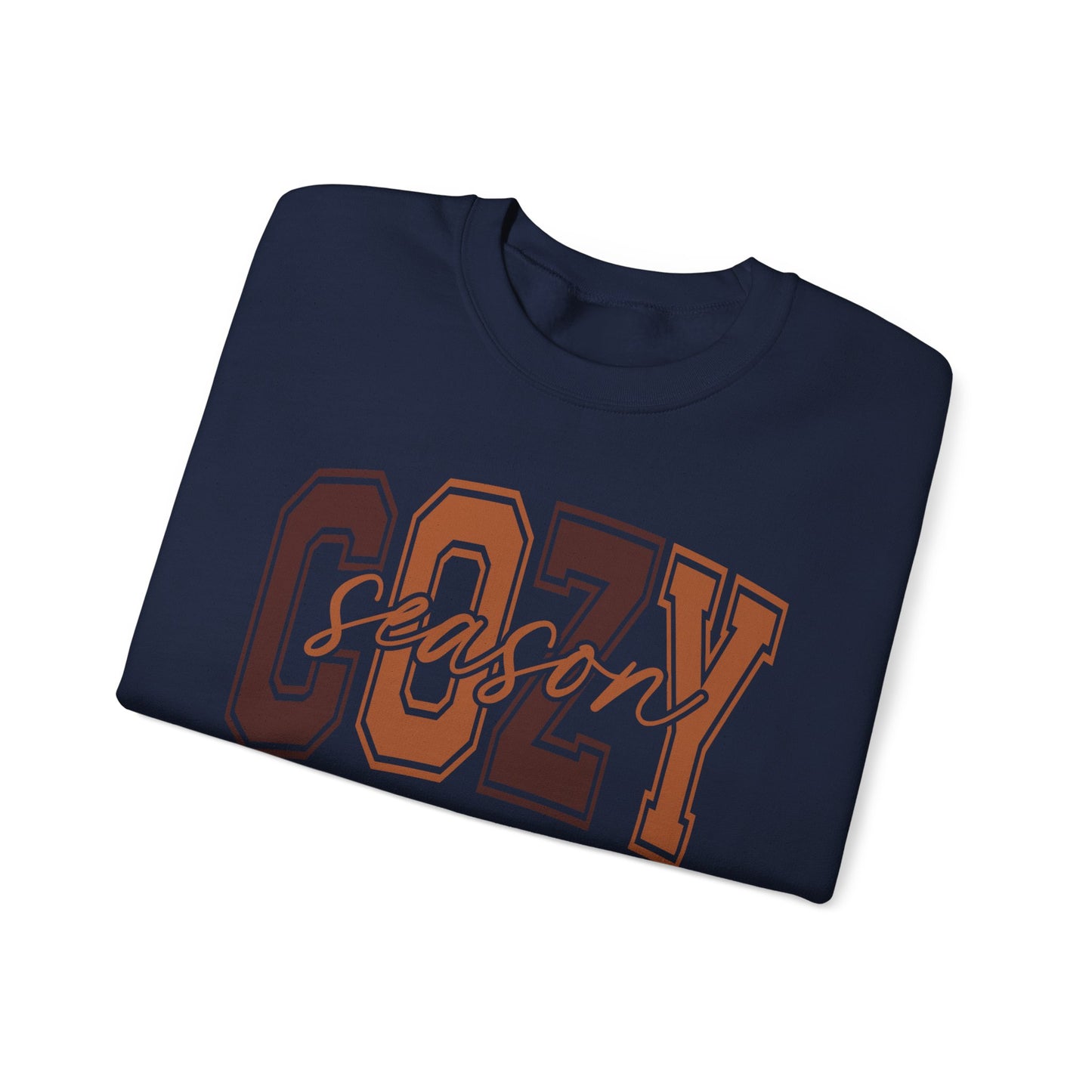 Cozy Season Crewneck Sweatshirt | Unisex Sweatshirt, Fall Essentials, Comfy Gift, Cozy Vibes, Holiday Apparel