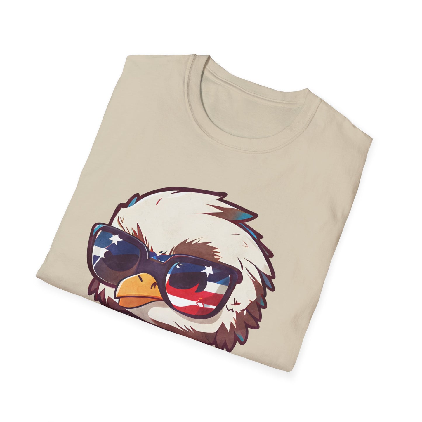 Patriotic Eagle Graphic T-Shirt