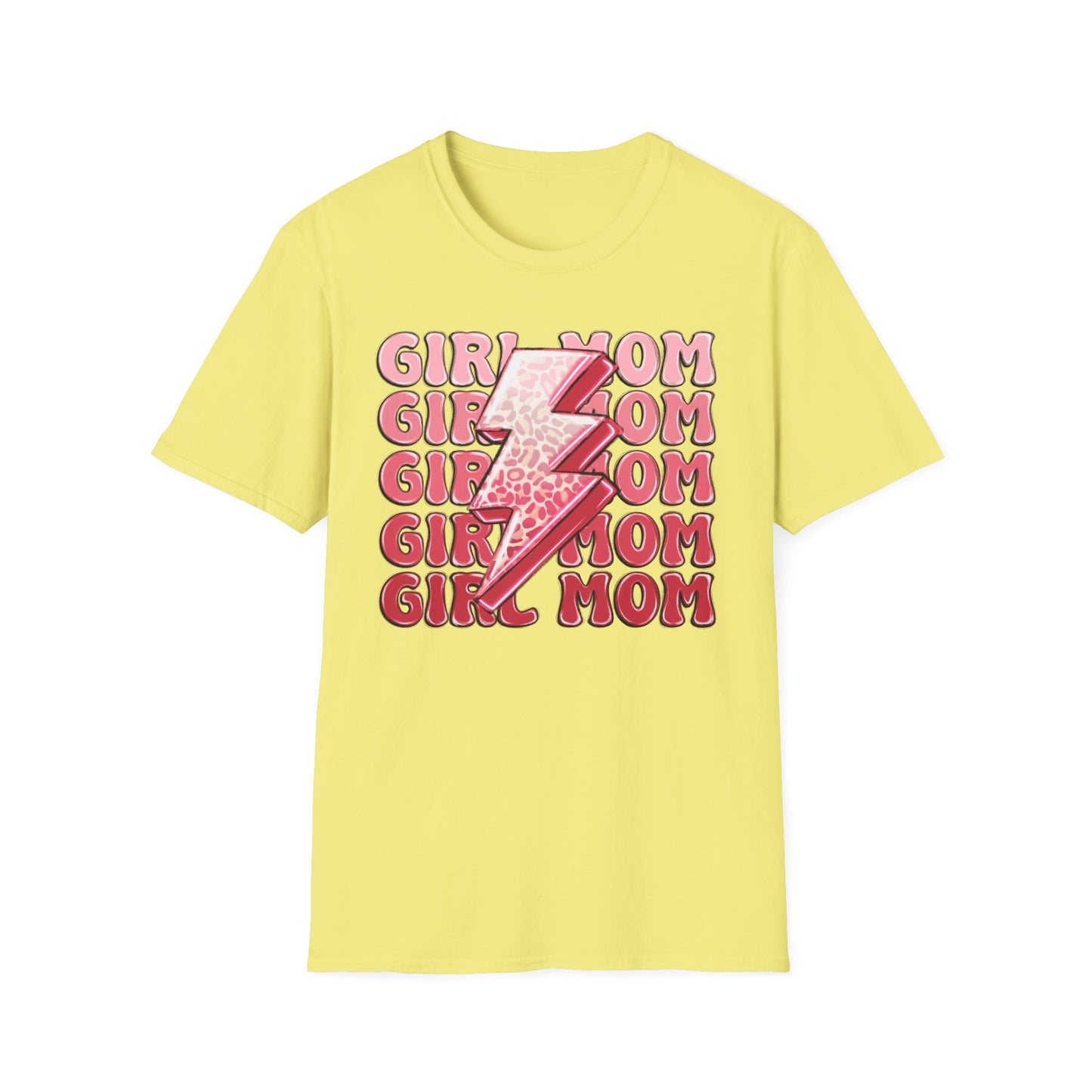 Girl Mom Softstyle T-Shirt - Trendy Casual Tee for Moms