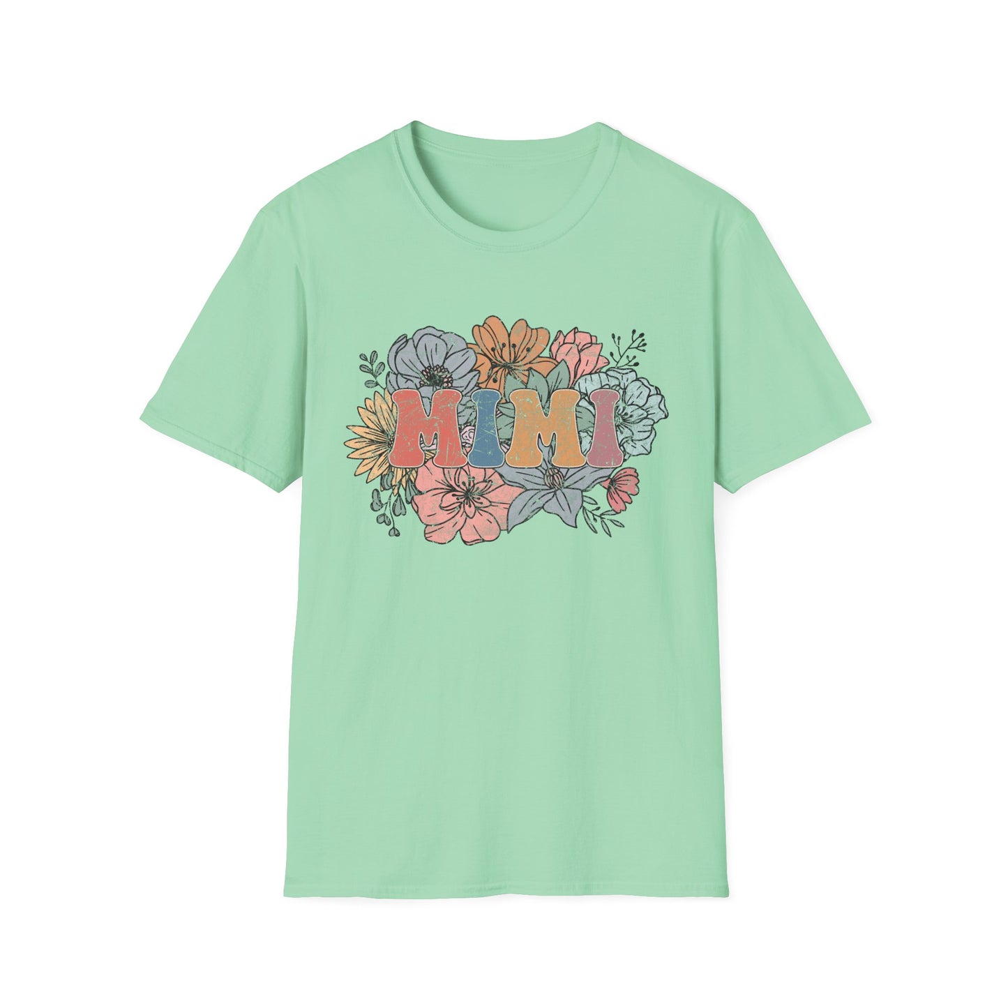 Floral 'Mimi' Unisex T-Shirt - Perfect Gift for Moms, Mother's Day, Family Gatherings, Casual Wear, Spring Fashion