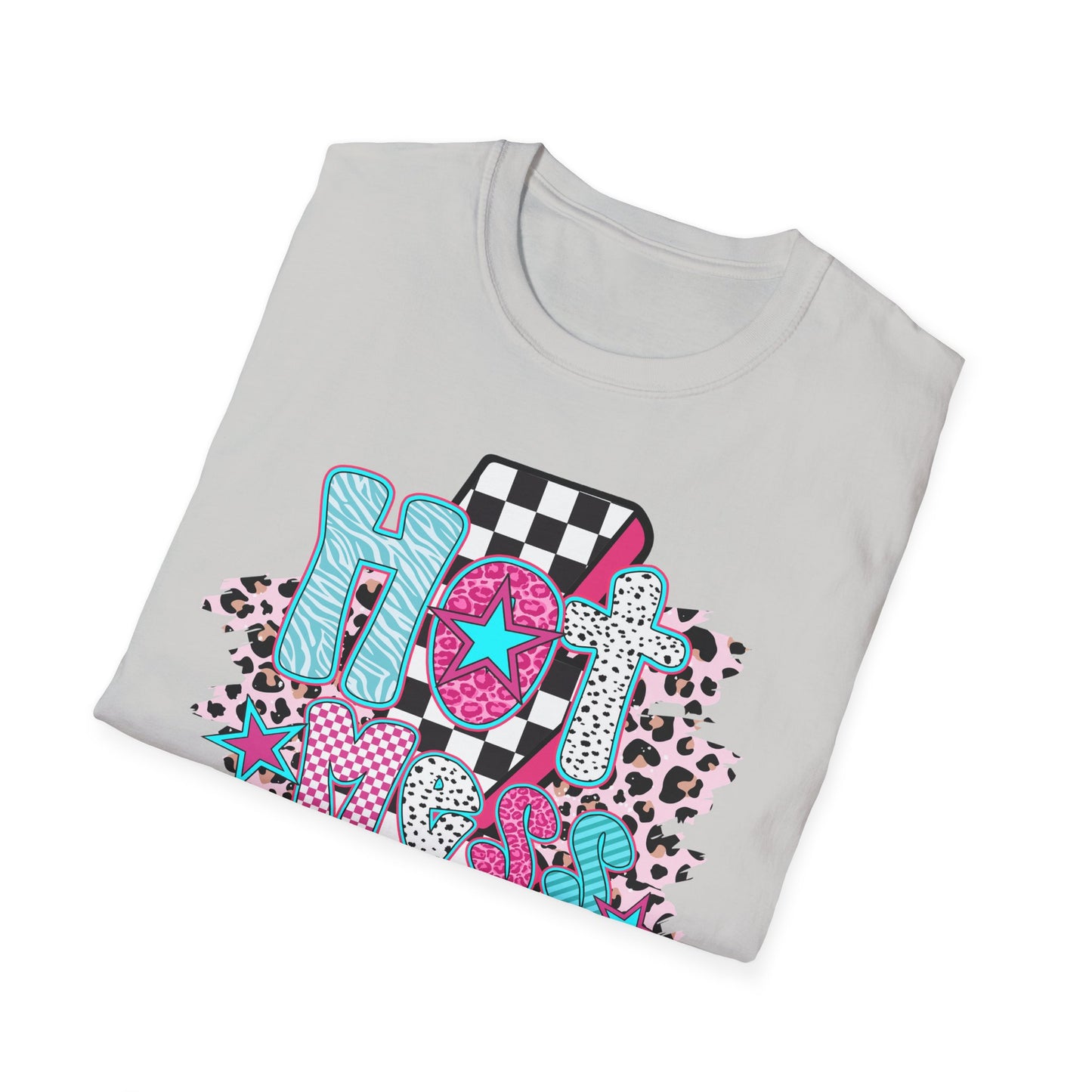 Fun 'Hot Mess Mama' T-Shirt - Perfect for Moms!