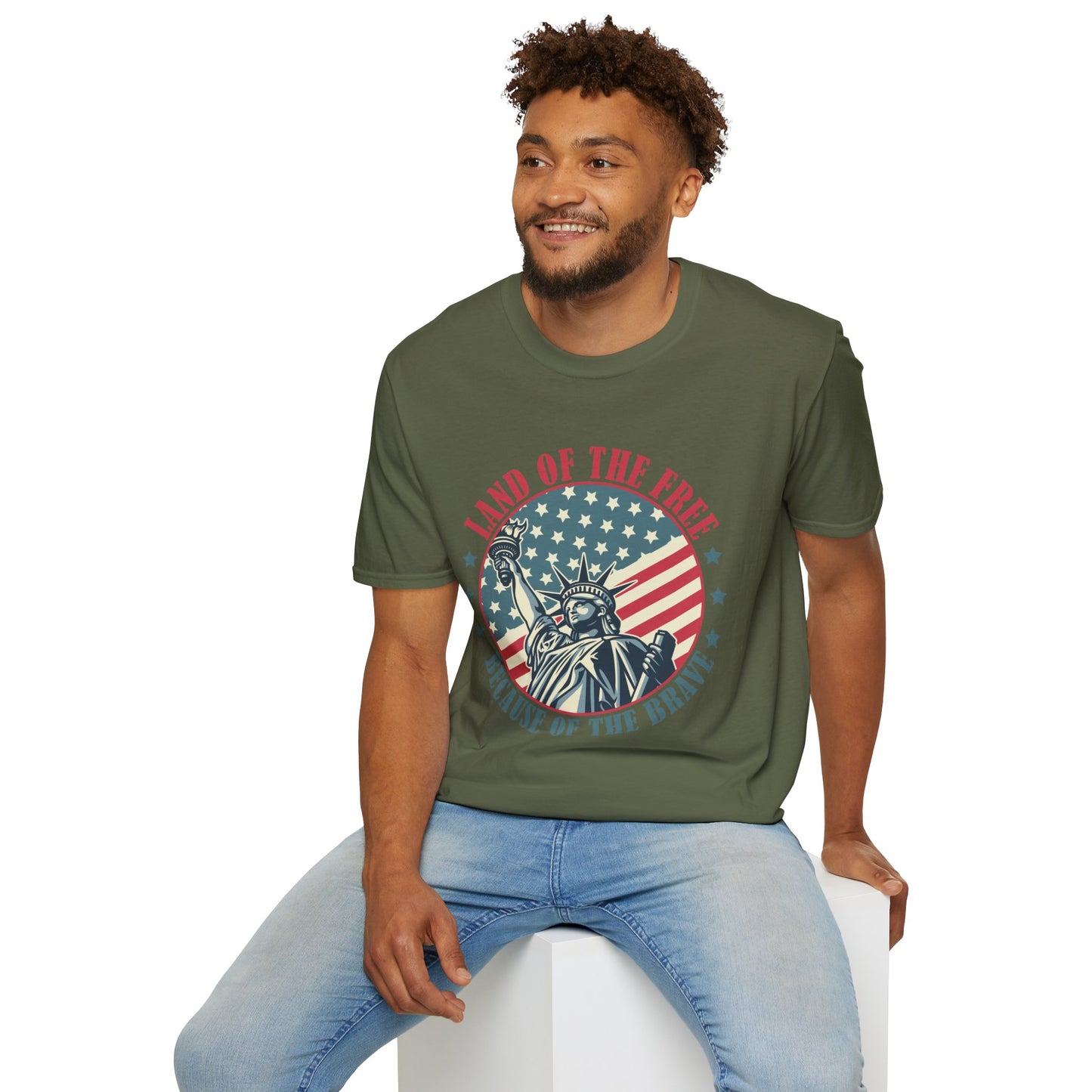 Land of the Free Graphic T-Shirt – Patriotism