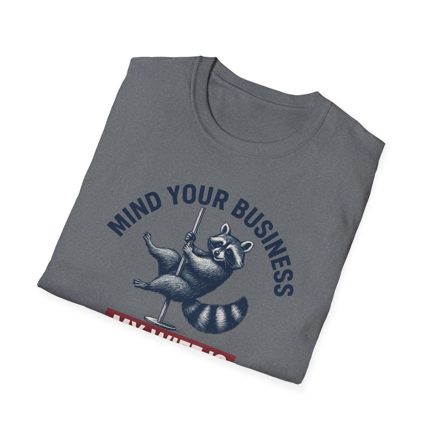Funny Raccoon T-Shirt - Mind Your Business, Perfect for Gifting on Anniversaries, Birthdays, Casual Outings, Gift for Spouses, [...]