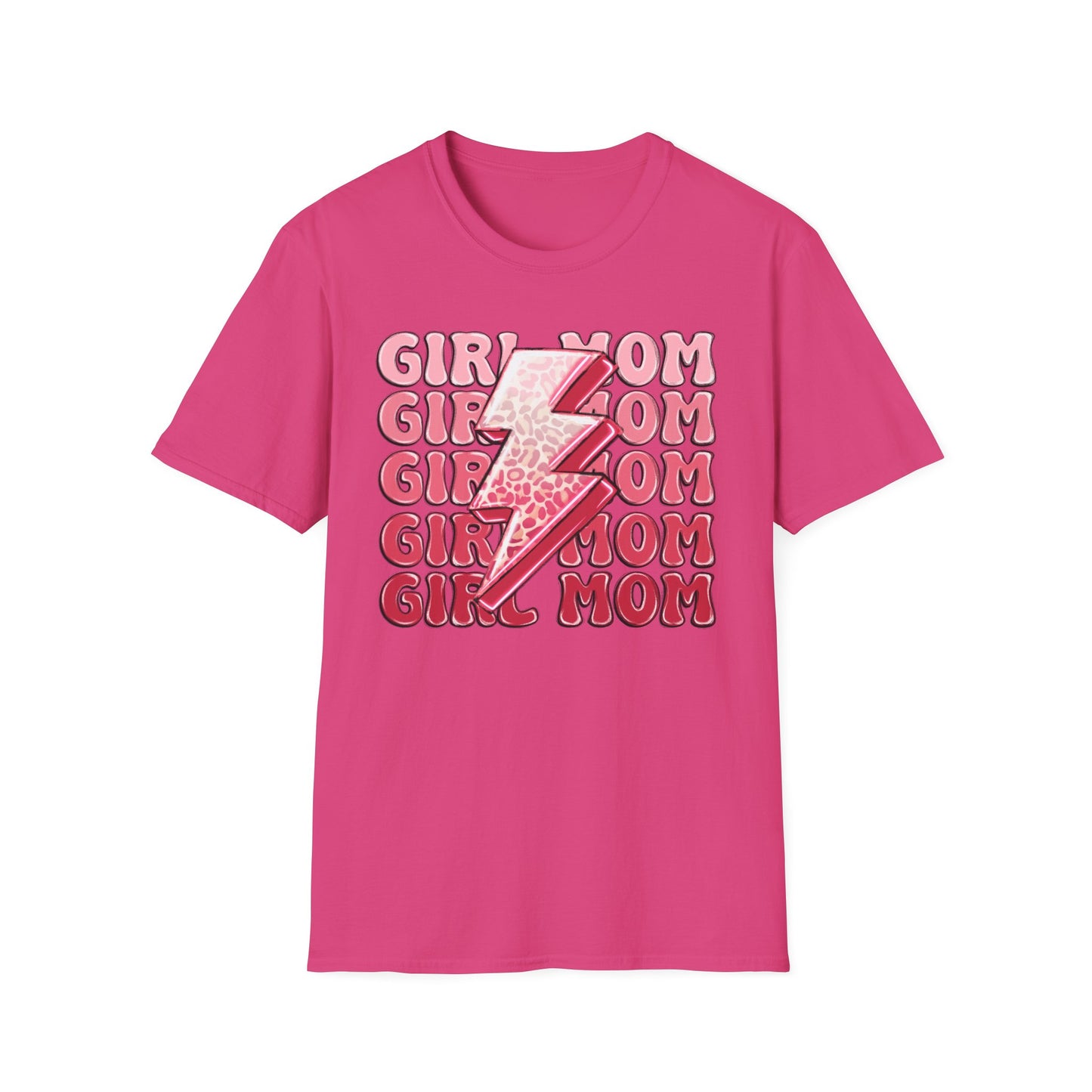 Girl Mom Softstyle T-Shirt - Trendy Casual Tee for Moms