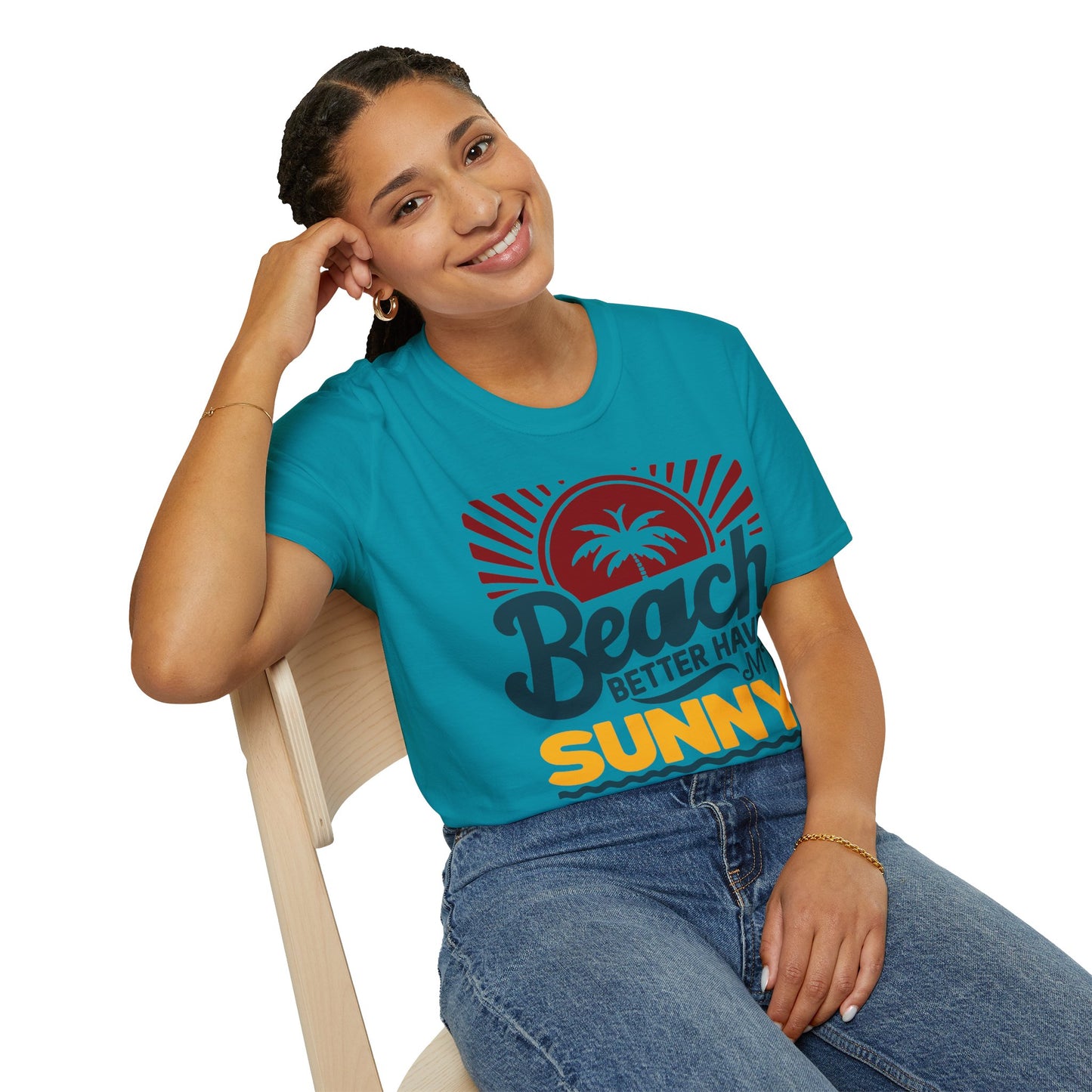 Beach Vibes Unisex Softstyle T-Shirt - 'Beach Better Have My Sunny'