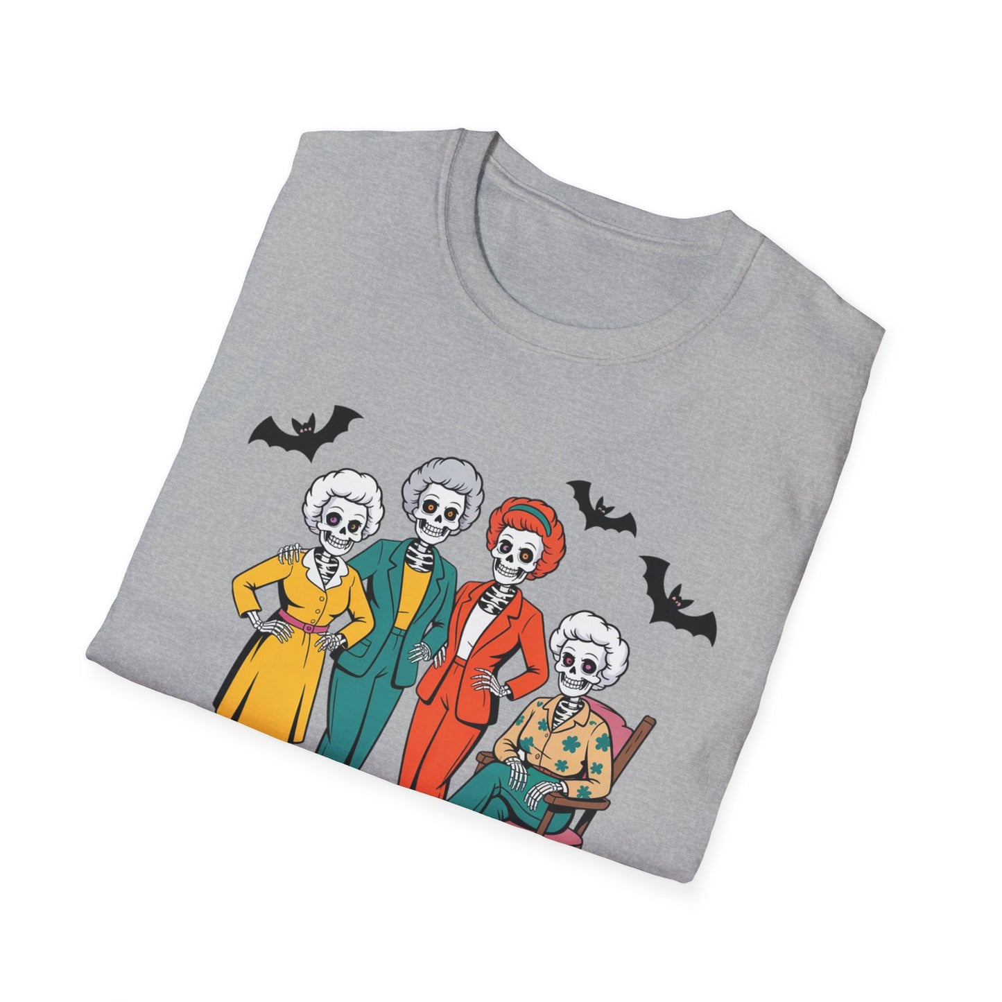 Golden Ghouls Unisex T-Shirt, Halloween Costume Tee, Spooky Style Shirt, Casual Fall Wear, Perfect for Ghoulish Gatherings