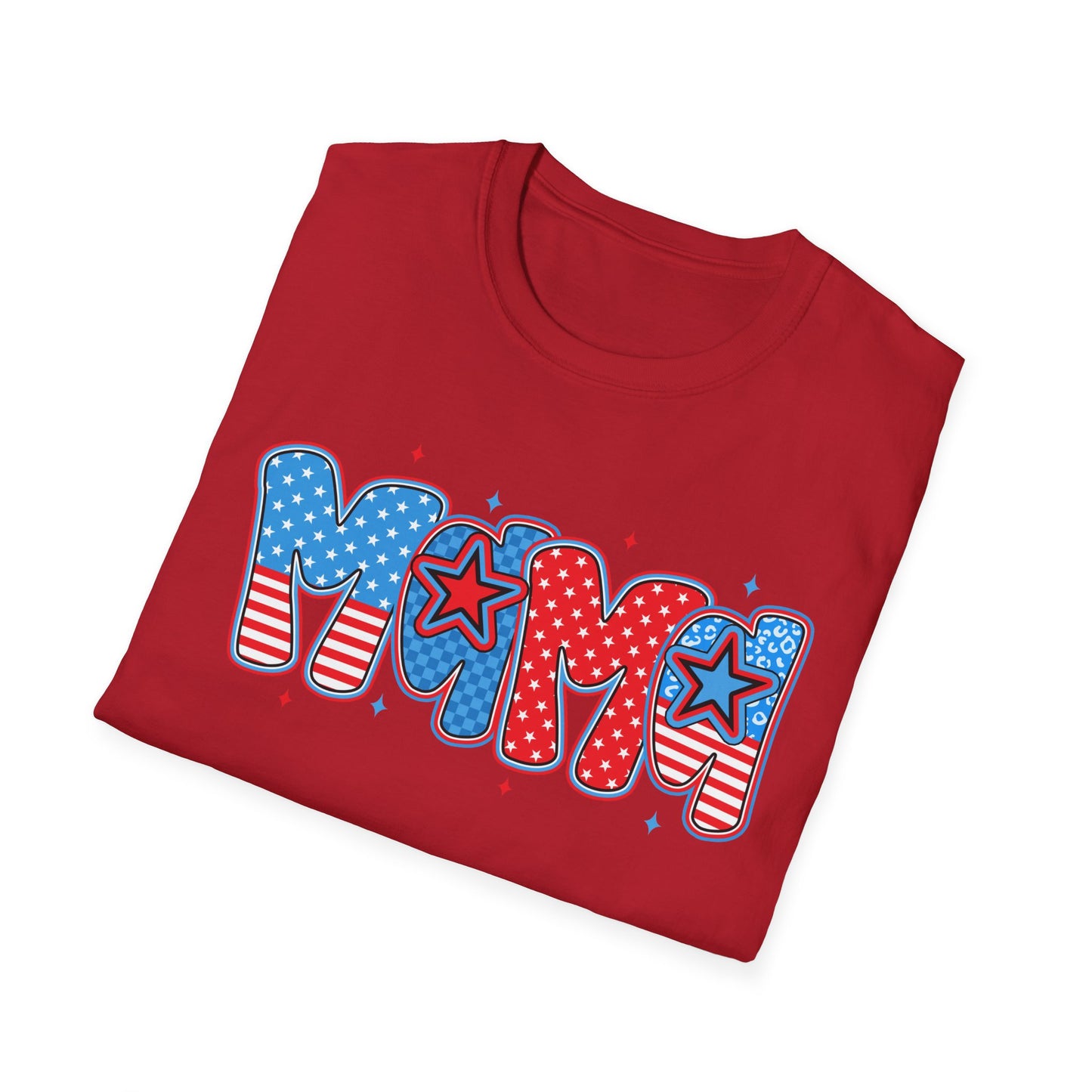 Patriotic Mama T-Shirt - Tee for Celebrations