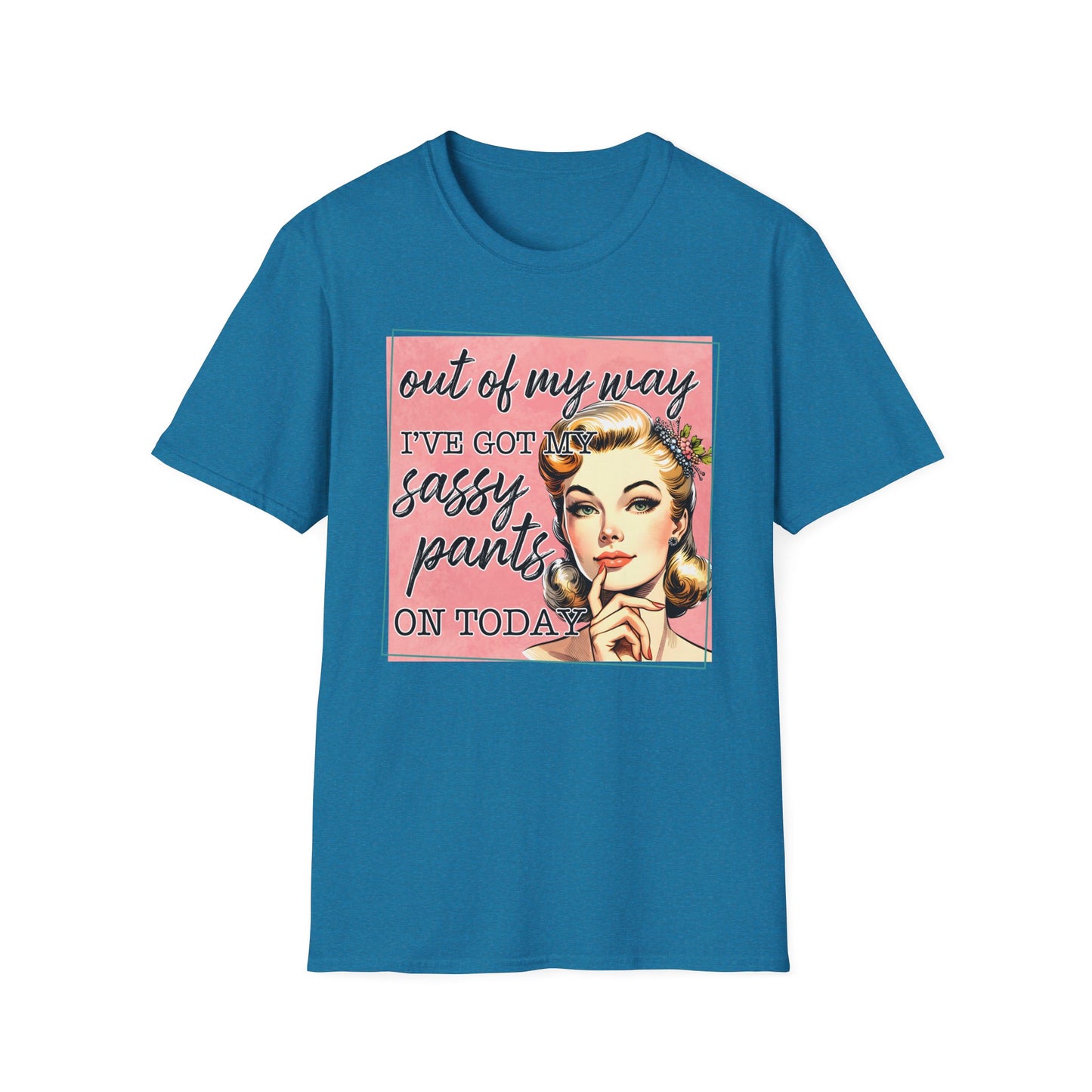 Sassy Pants Unisex Softstyle T-Shirt - Fun Retro Graphic Tee