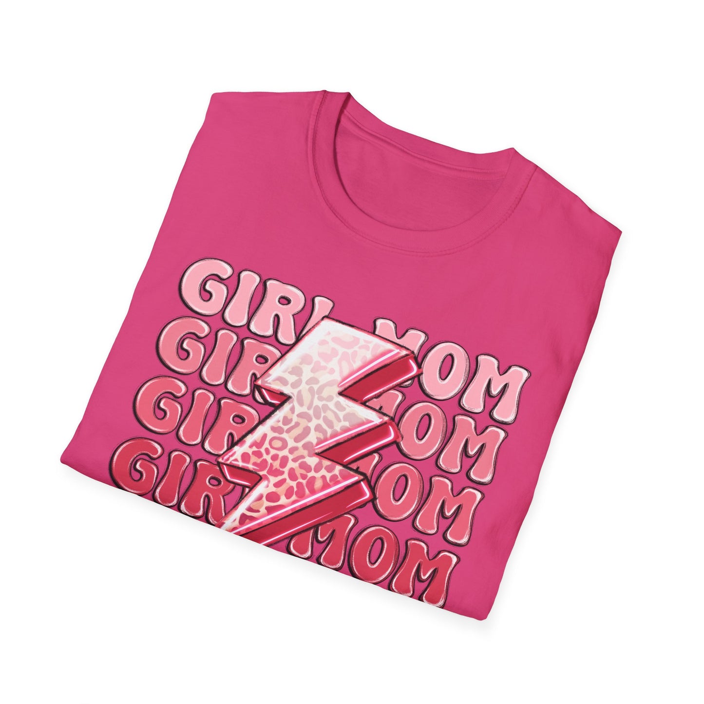 Girl Mom Softstyle T-Shirt - Trendy Casual Tee for Moms