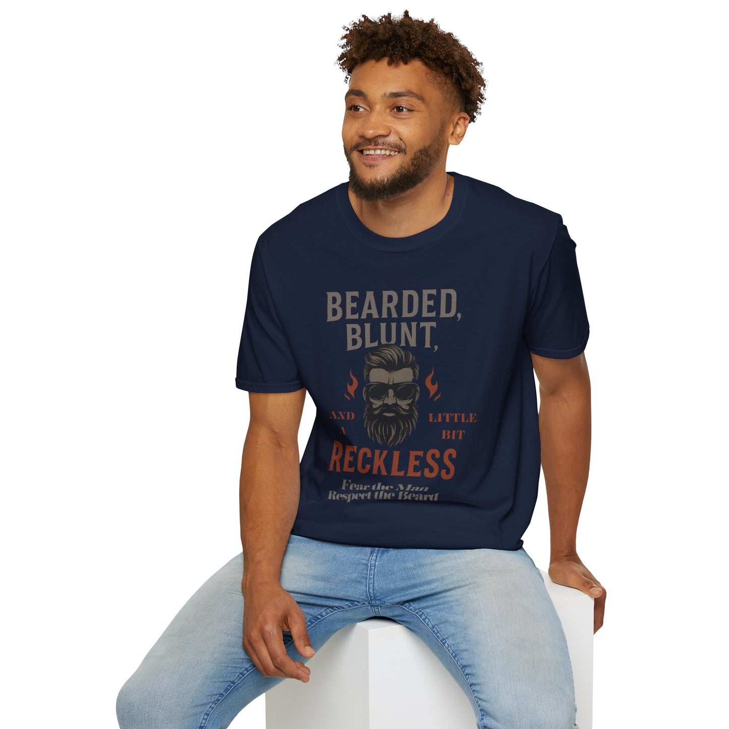 Bearded and Reckless T-Shirt for Men