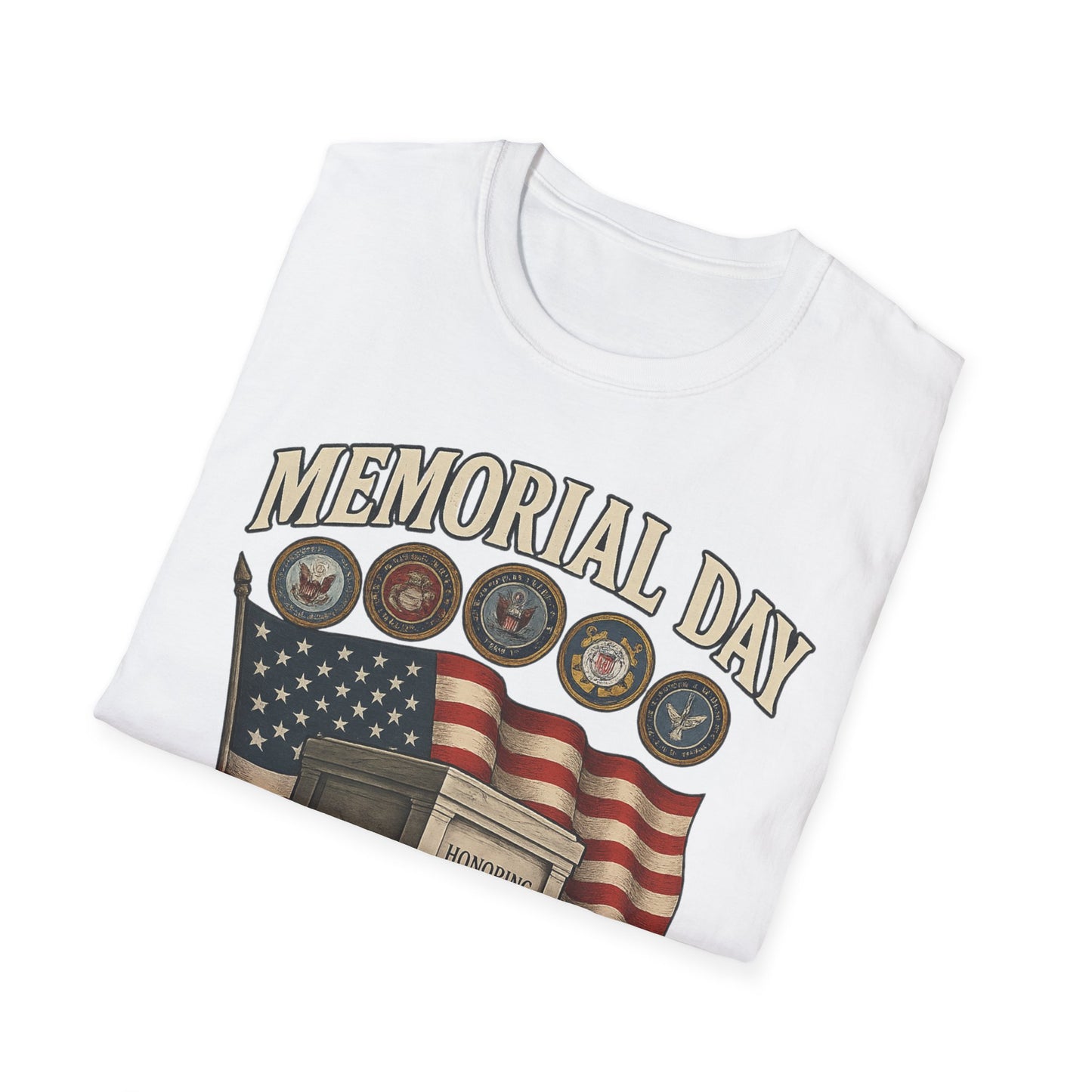 Memorial Day Tribute T-Shirt - Honoring All Who Served