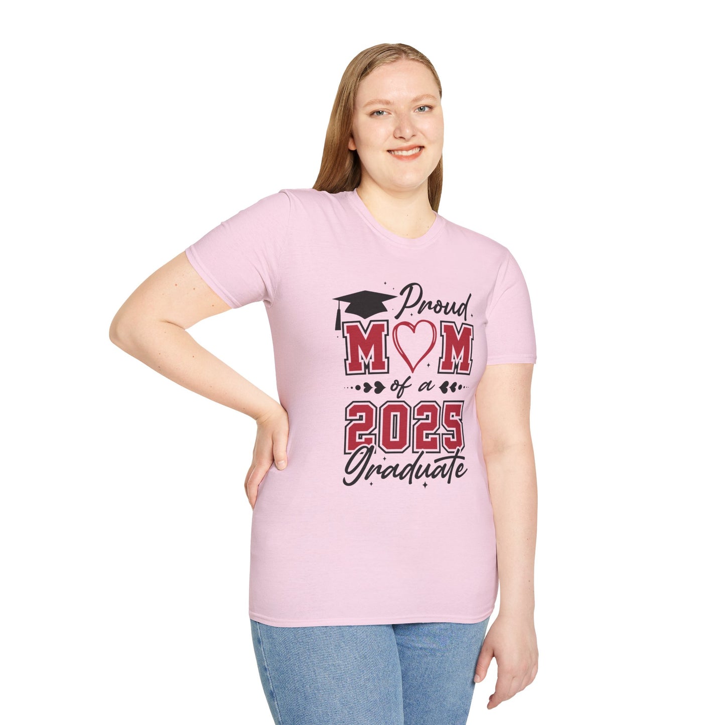 Proud Mom of a 2025 Graduate T-Shirt, Graduation Gift Shirt, Graduation Tee, Family Celebration Apparel, Mother's Day Gift