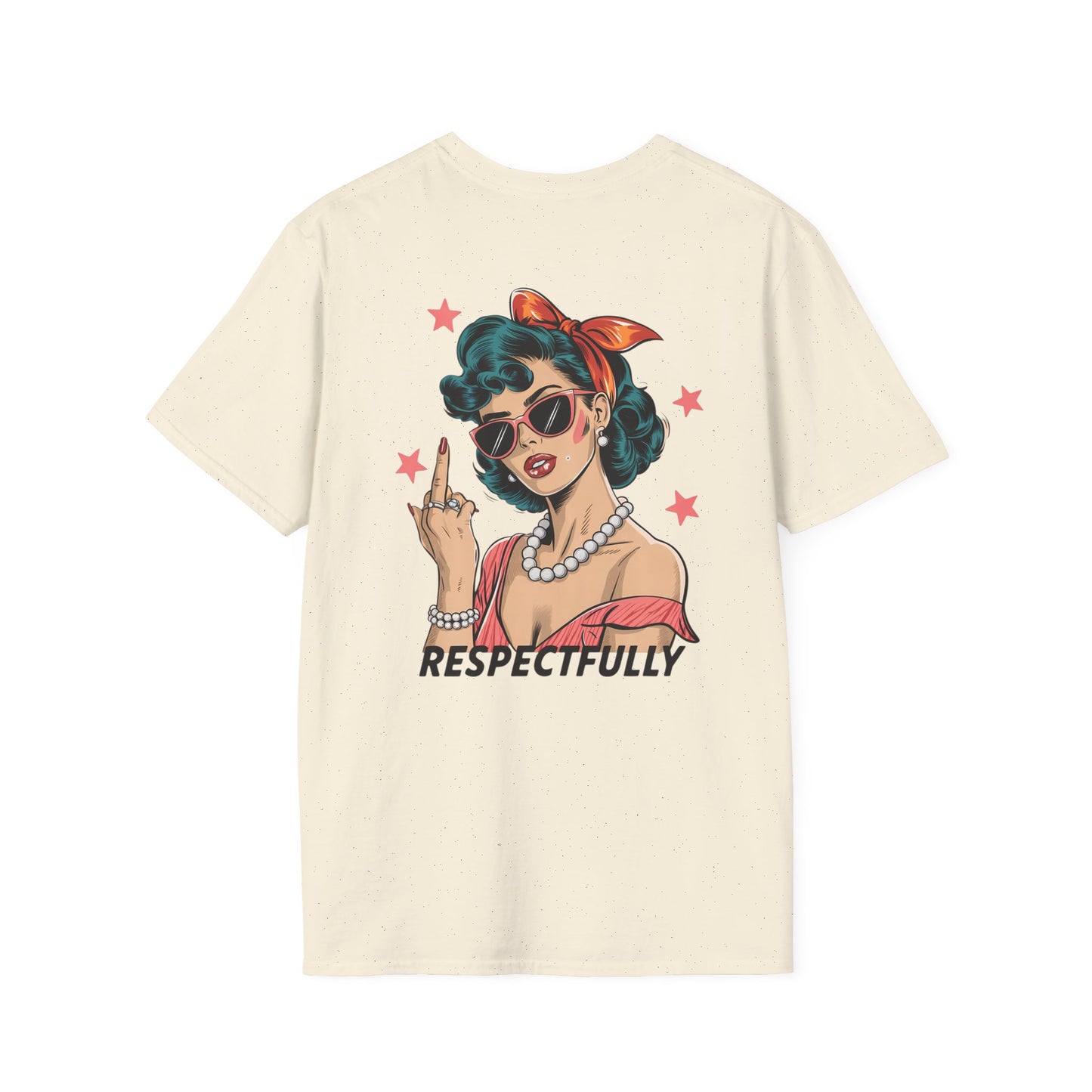 Retro Graphic Tees - Respectfully Statement Shirt