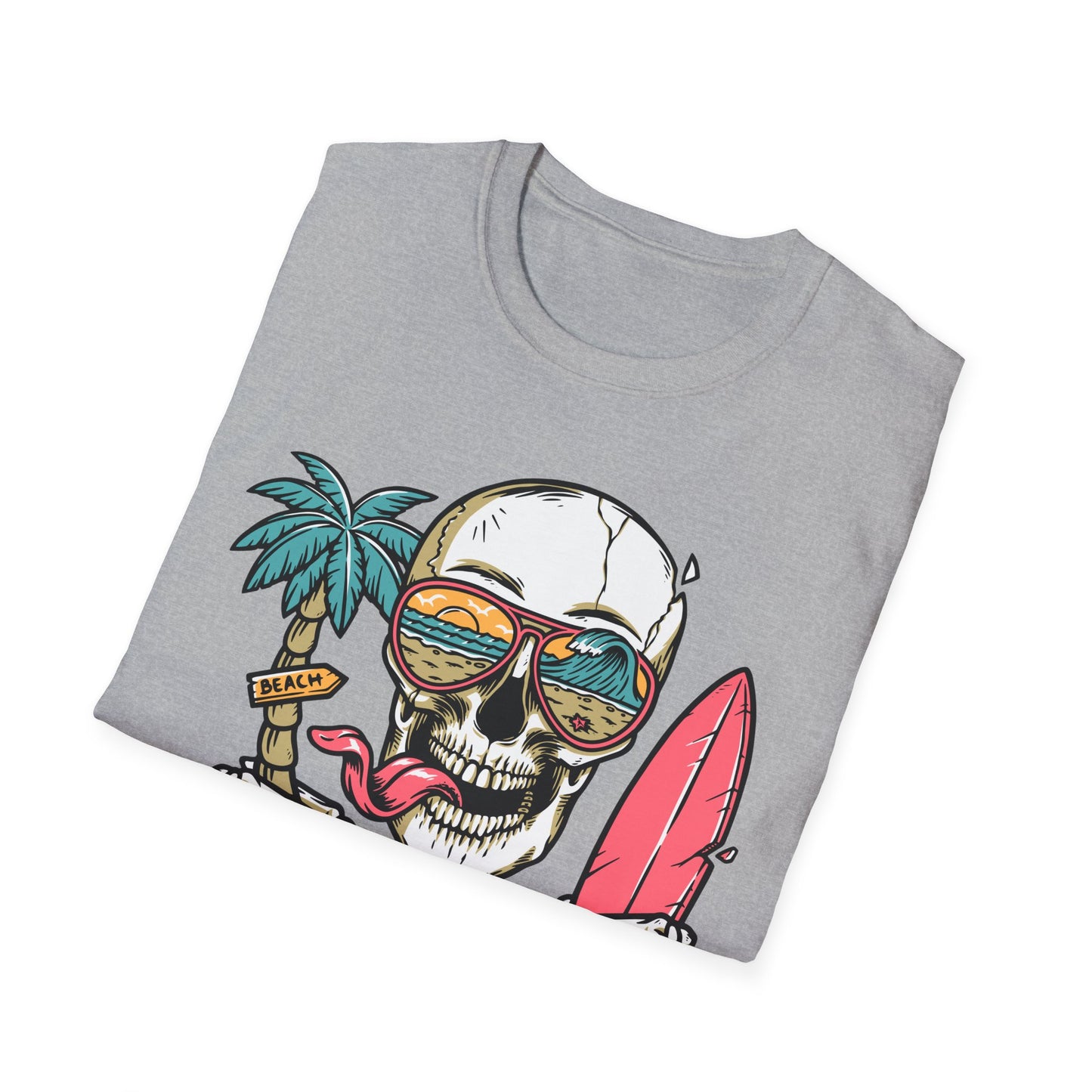 Beach Skull Graphic T-Shirt