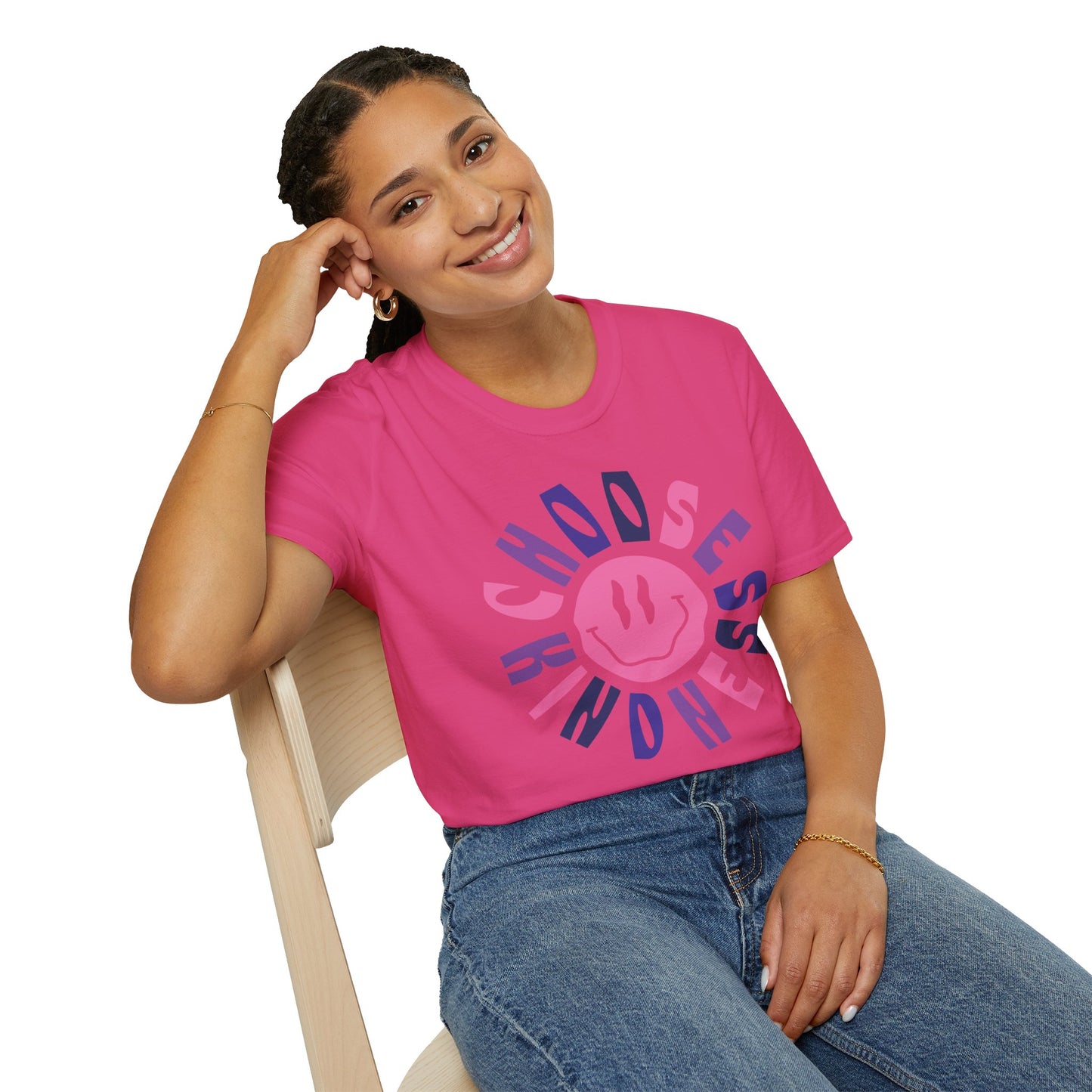 Choose Kindness Unisex Softstyle T-Shirt | Positive Vibes Tee