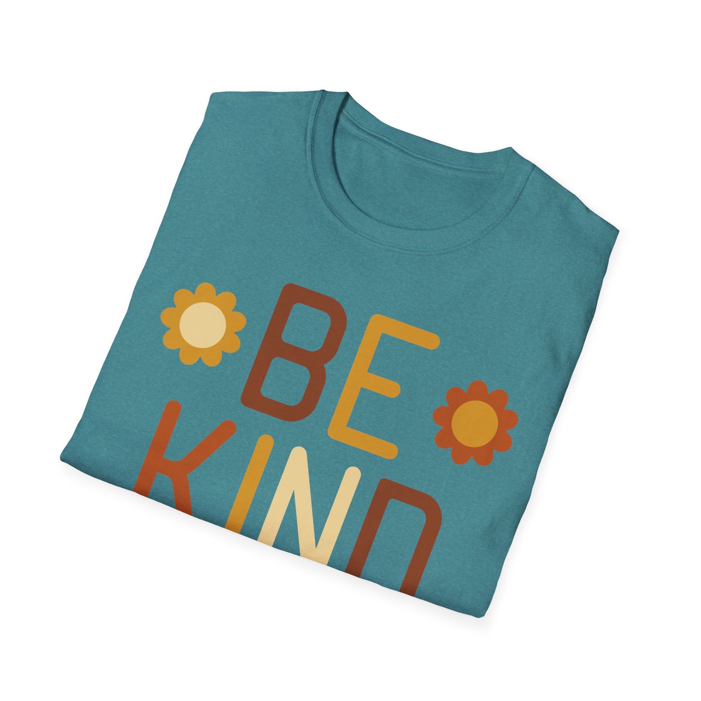 Be Kind Unisex Softstyle T-Shirt - Positive Vibes Casual Wear