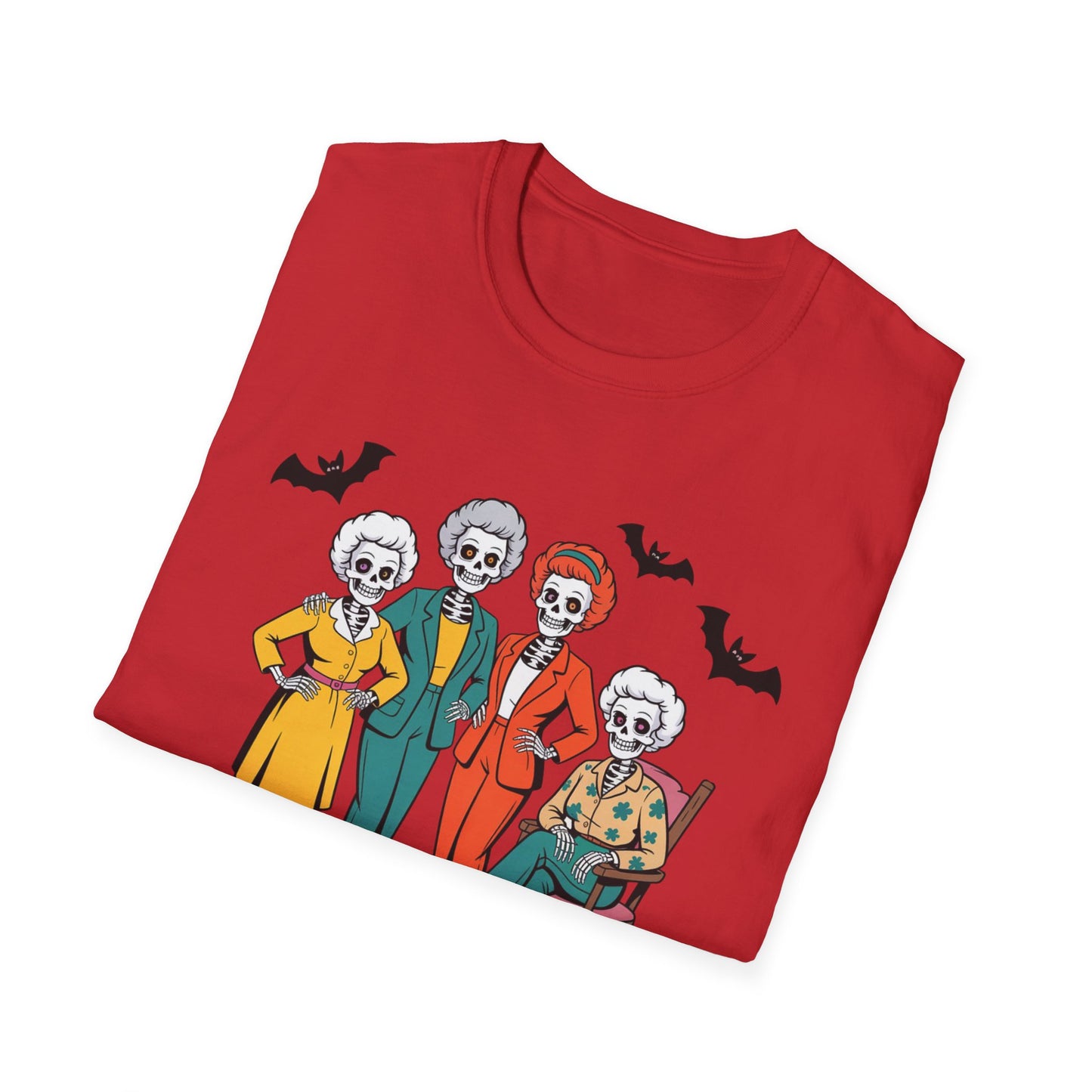 Golden Ghouls Unisex T-Shirt, Halloween Costume Tee, Spooky Style Shirt, Casual Fall Wear, Perfect for Ghoulish Gatherings