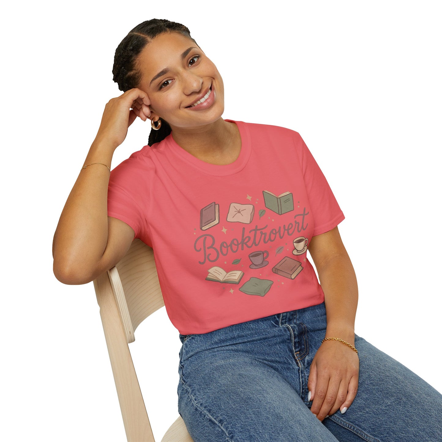 Book Lover's Unisex T-Shirt - Perfect for Booktroverts, Cozy Vibes, and Casual Style
