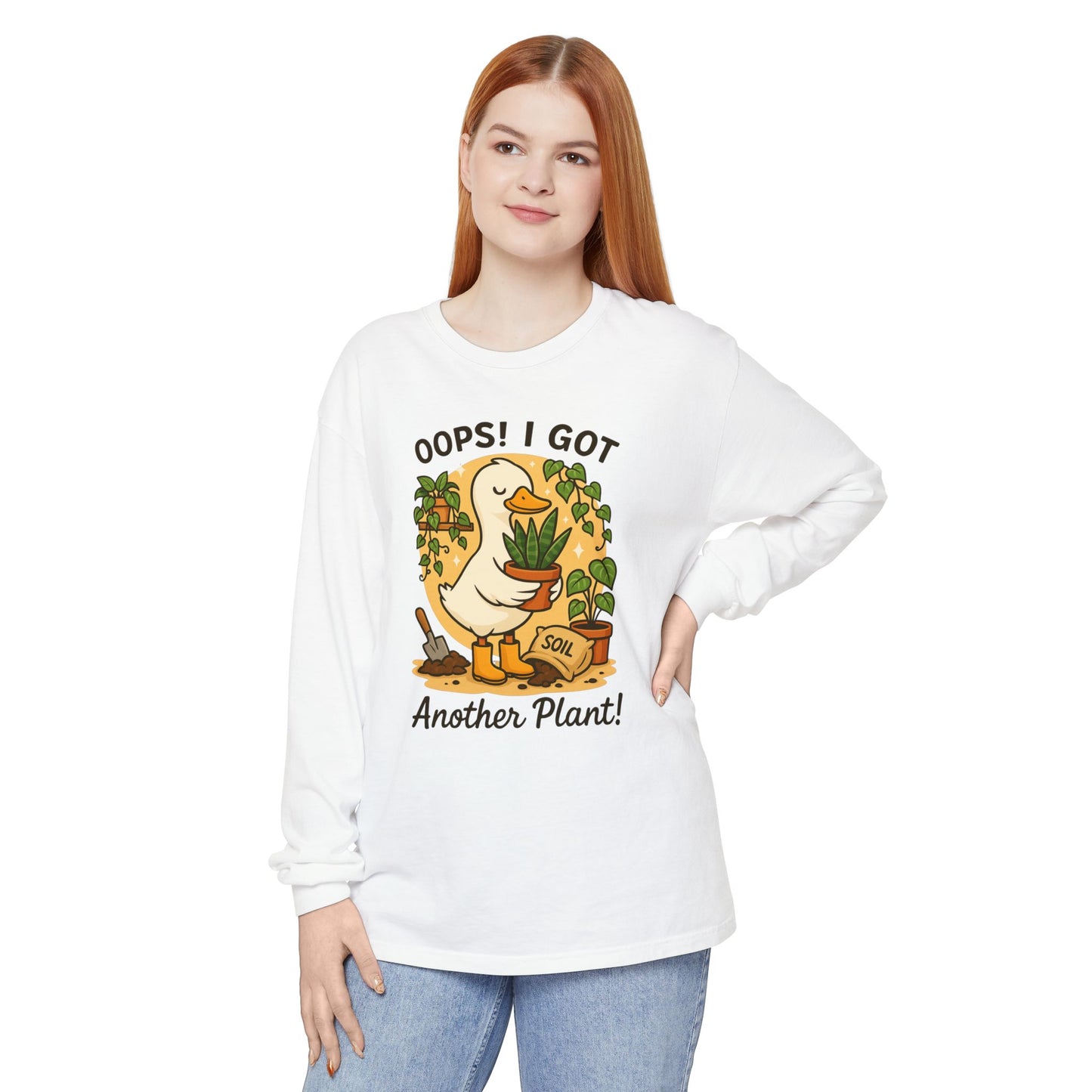 Gardening Humor Long Sleeve Tee, Oops I Got Another Plant Shirt, Funny Plant Lover Gift, Unisex Plant Enthusiast Top, Quirky Gardening [...]