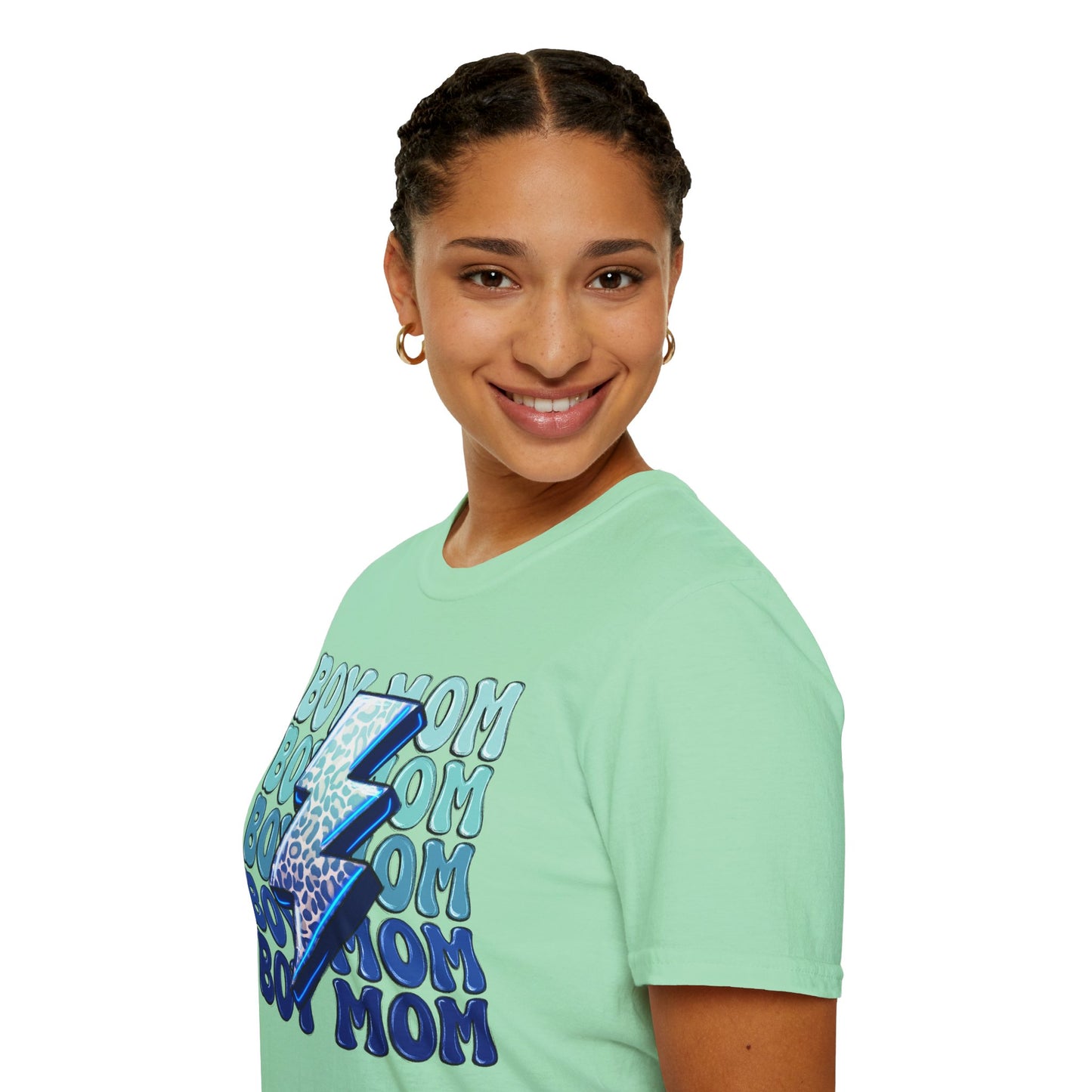 Boy Mom Graphic T-Shirt - Fun and Stylish for Proud Mothers